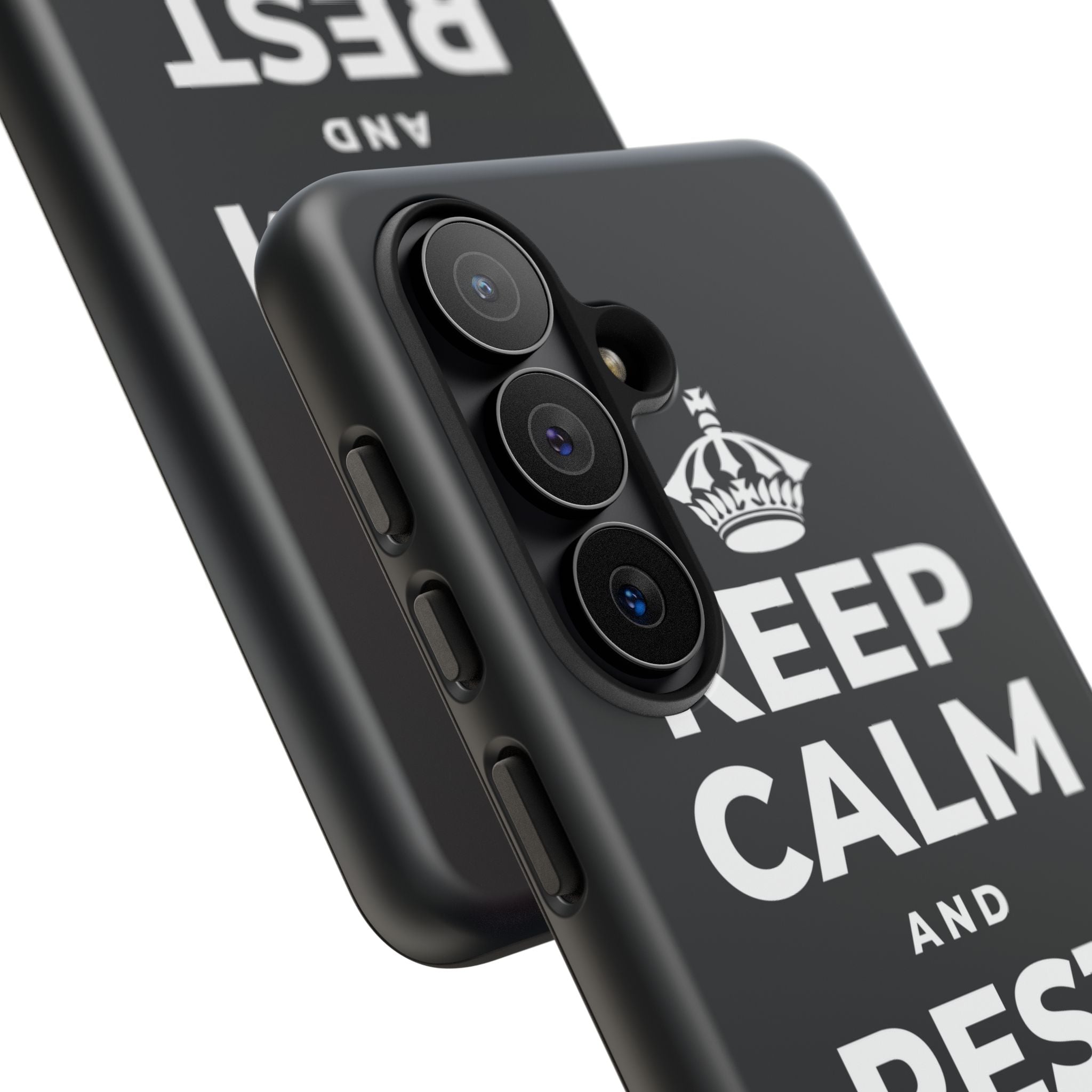 KEEP CALM AND REST YOUR EYES Phone Case (Dark)