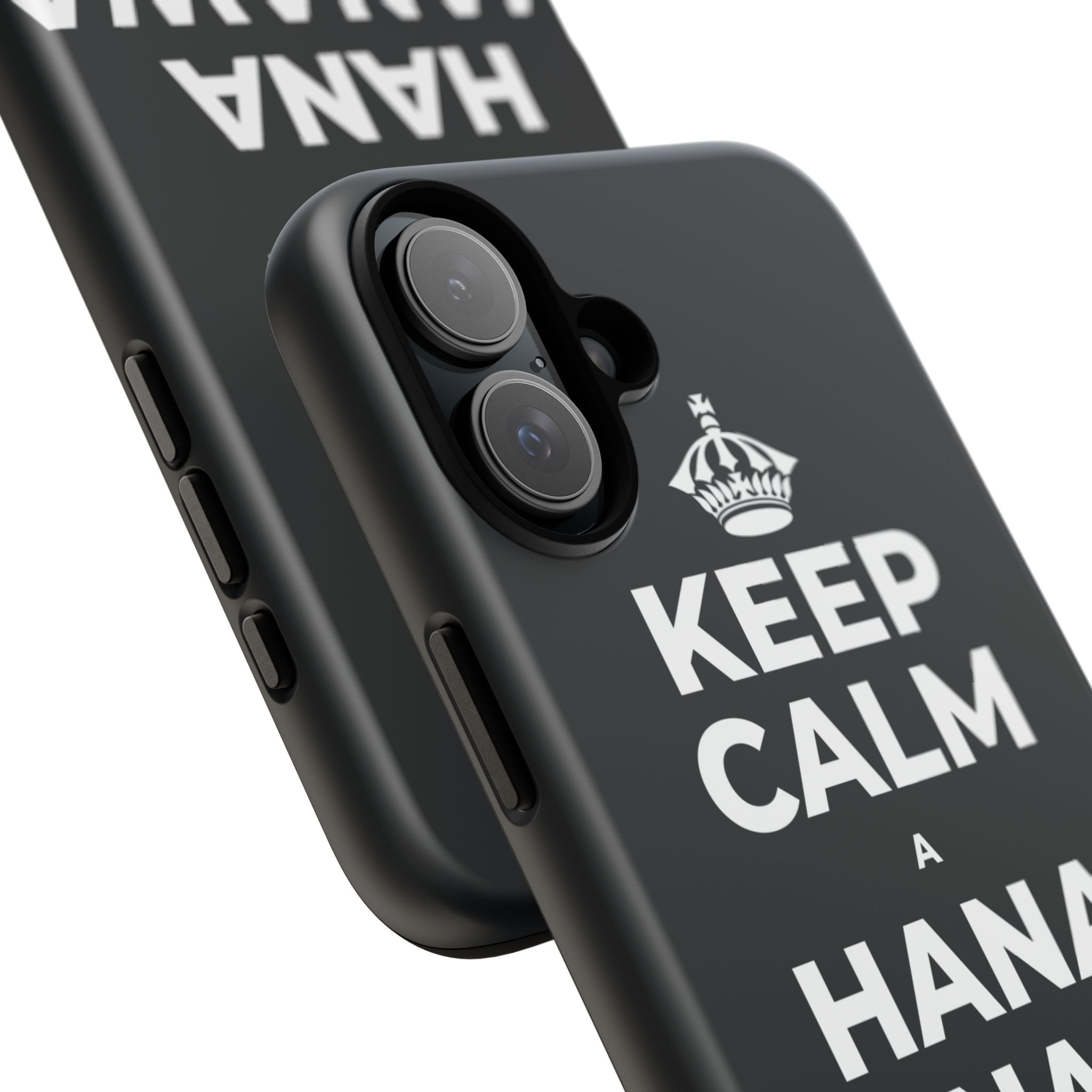 KEEP CALM A HANA MANAWA E PĀʻANI AI Phone Case (Dark)