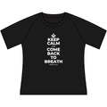 KEEP CALM AND COME BACK TO BREATH Women's Raglan Tee