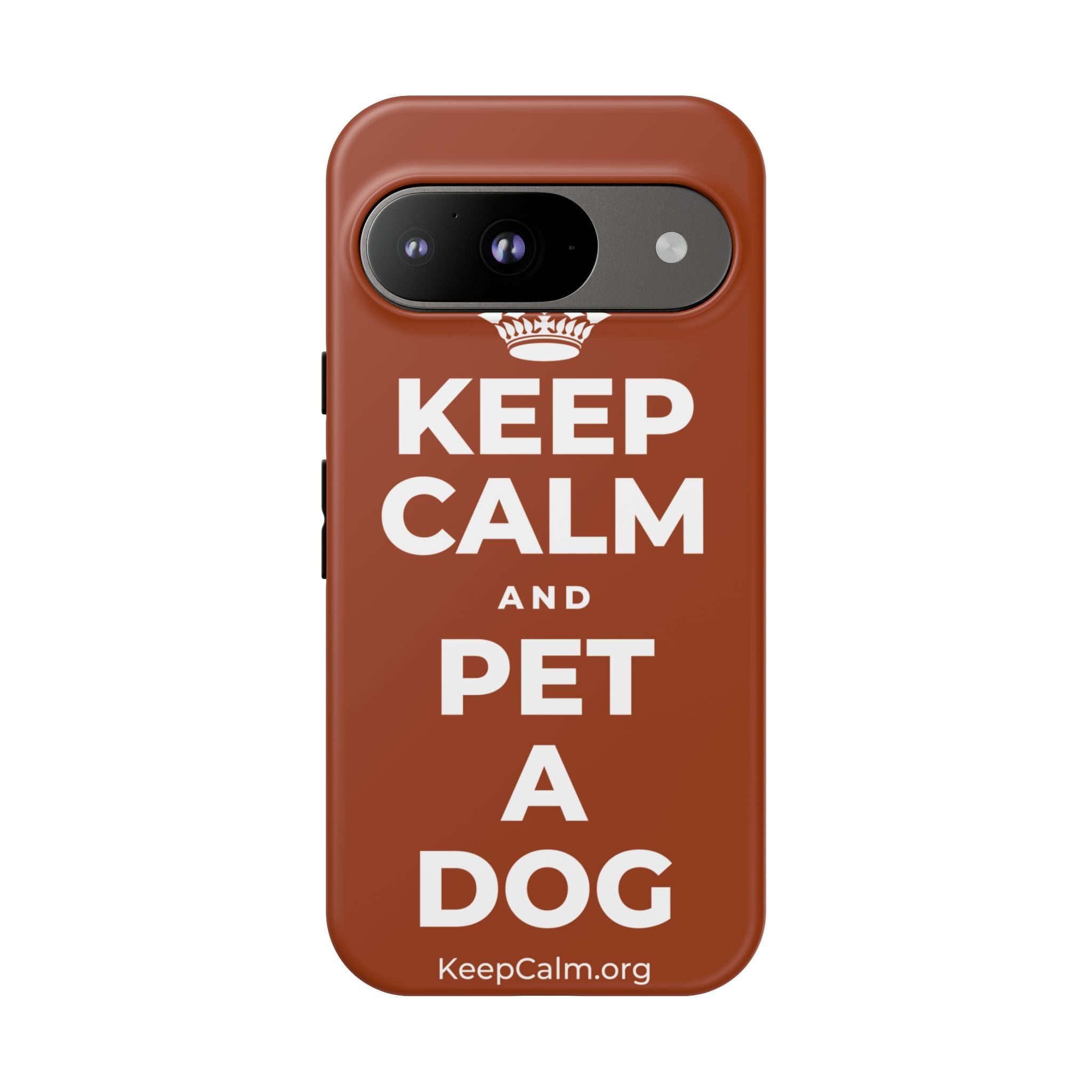 KEEP CALM AND PET A DOG Phone Case