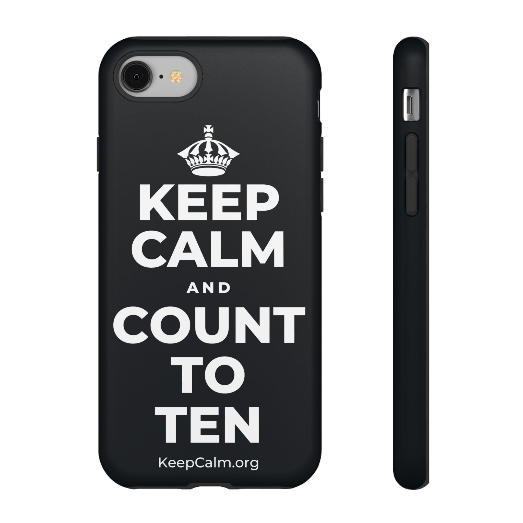KEEP CALM AND COUNT TO TEN Phone Case (Dark)
