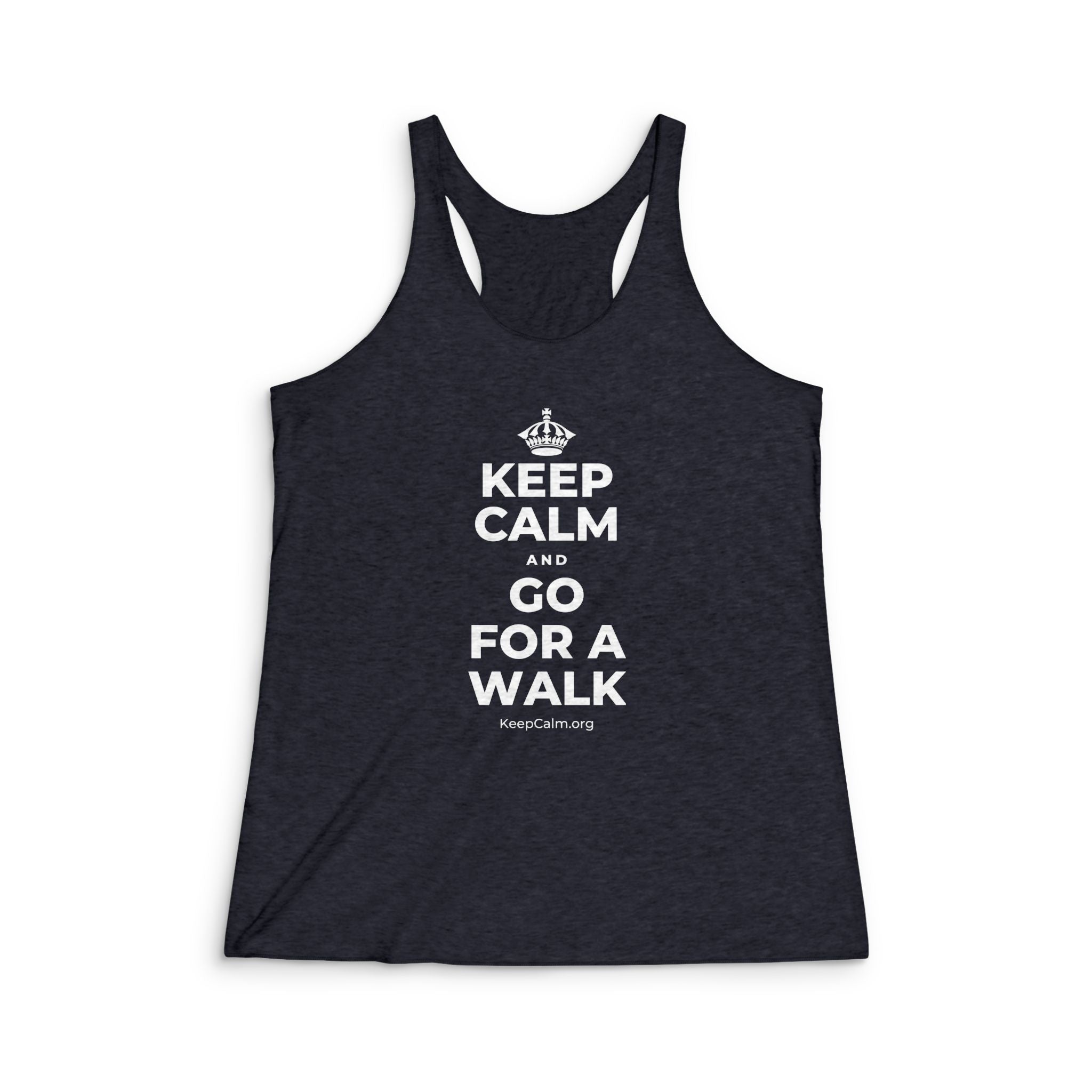KEEP CALM AND GO FOR A WALK Women's Racerback Tank