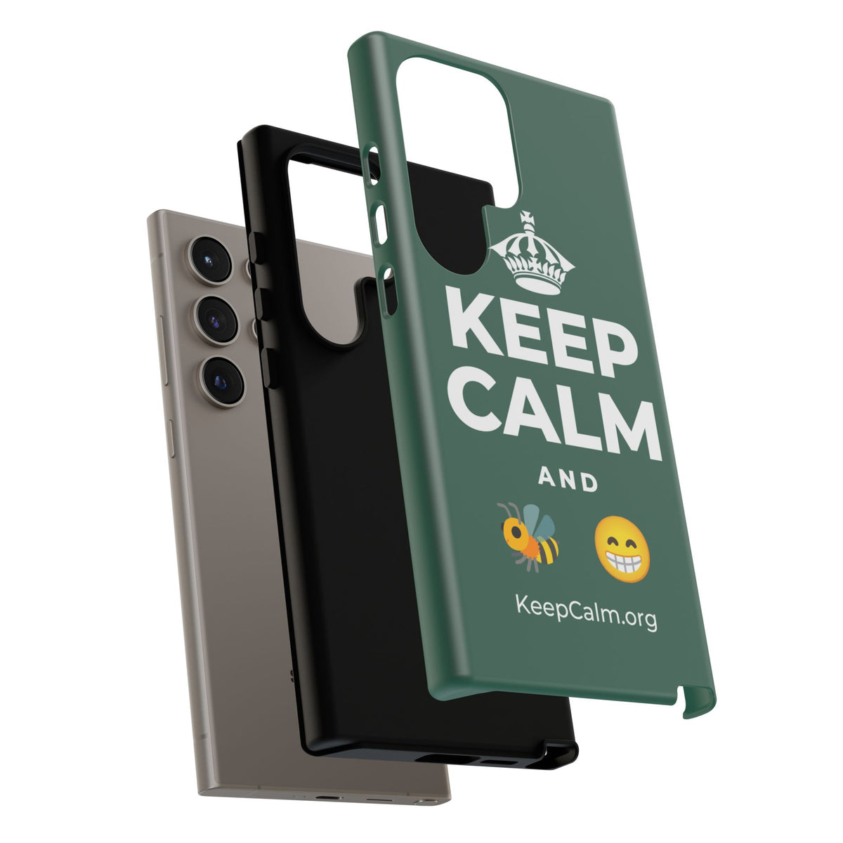 KEEP CALM AND BEE HAPPY Phone Case