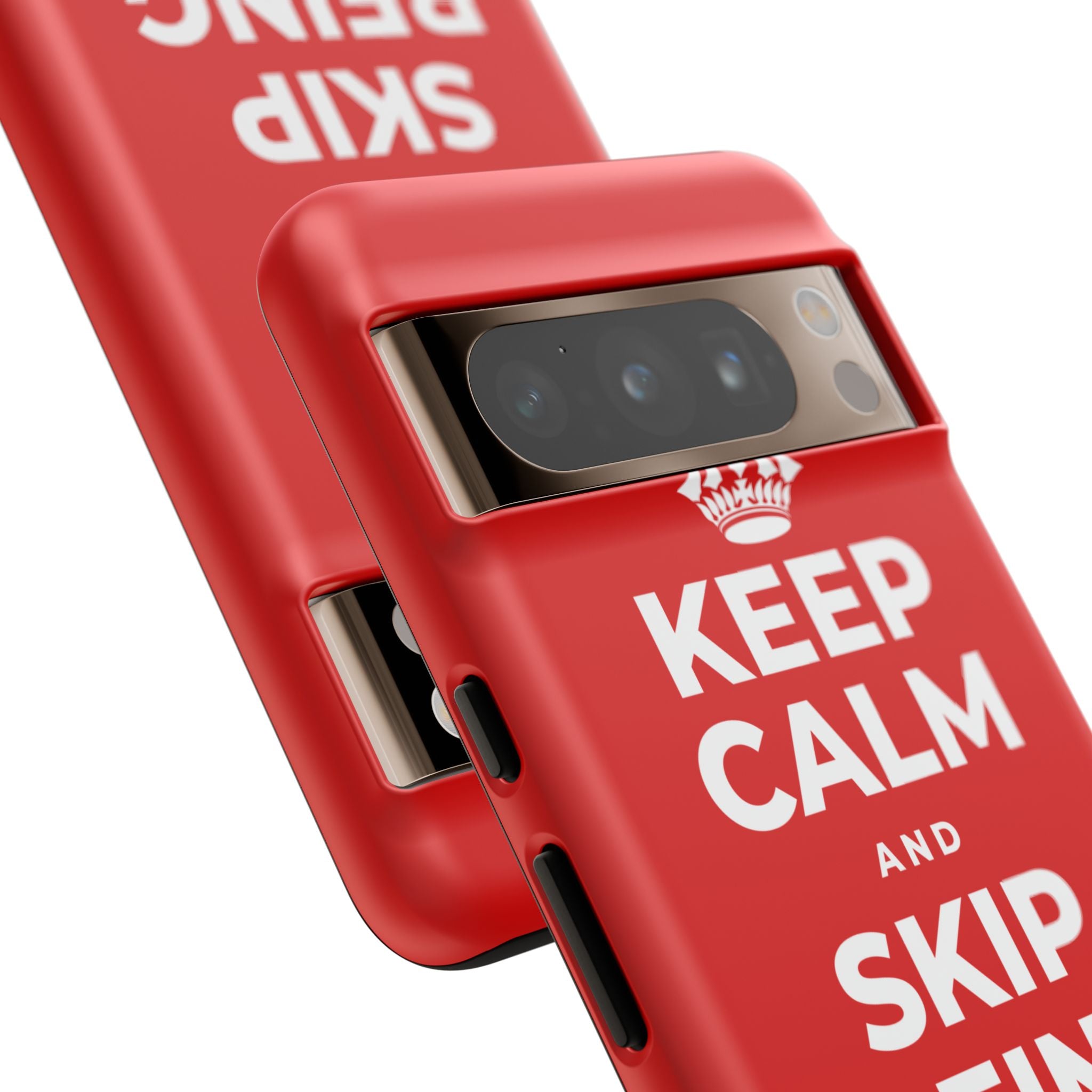 KEEP CALM AND SKIP BEING OKAY TODAY Phone Case