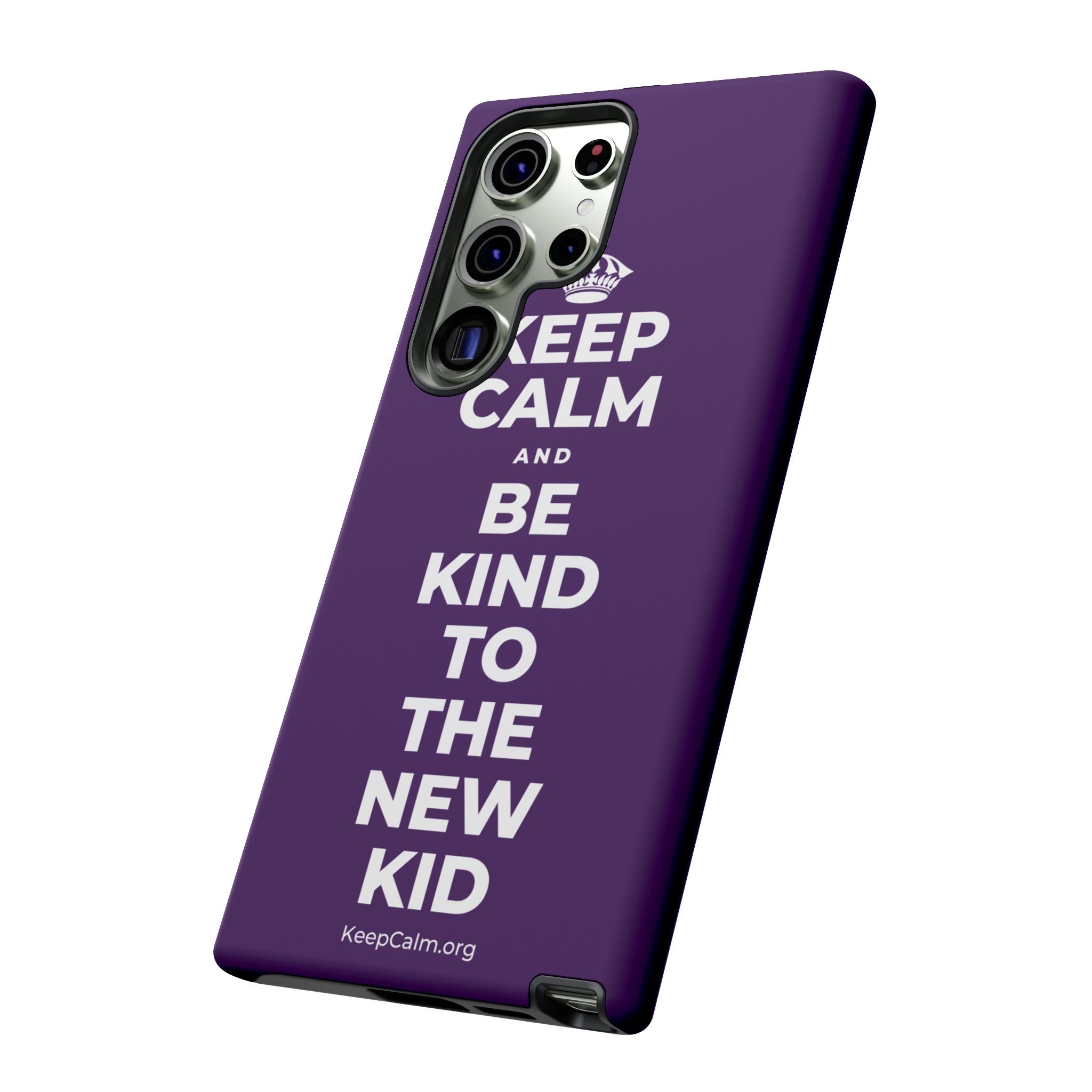 KEEP CALM AND BE KIND TO THE NEW KID Phone Case