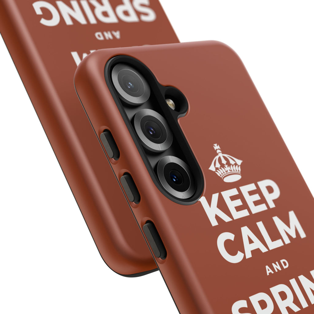 KEEP CALM AND SPRING FORWARD GENTLY Phone Case