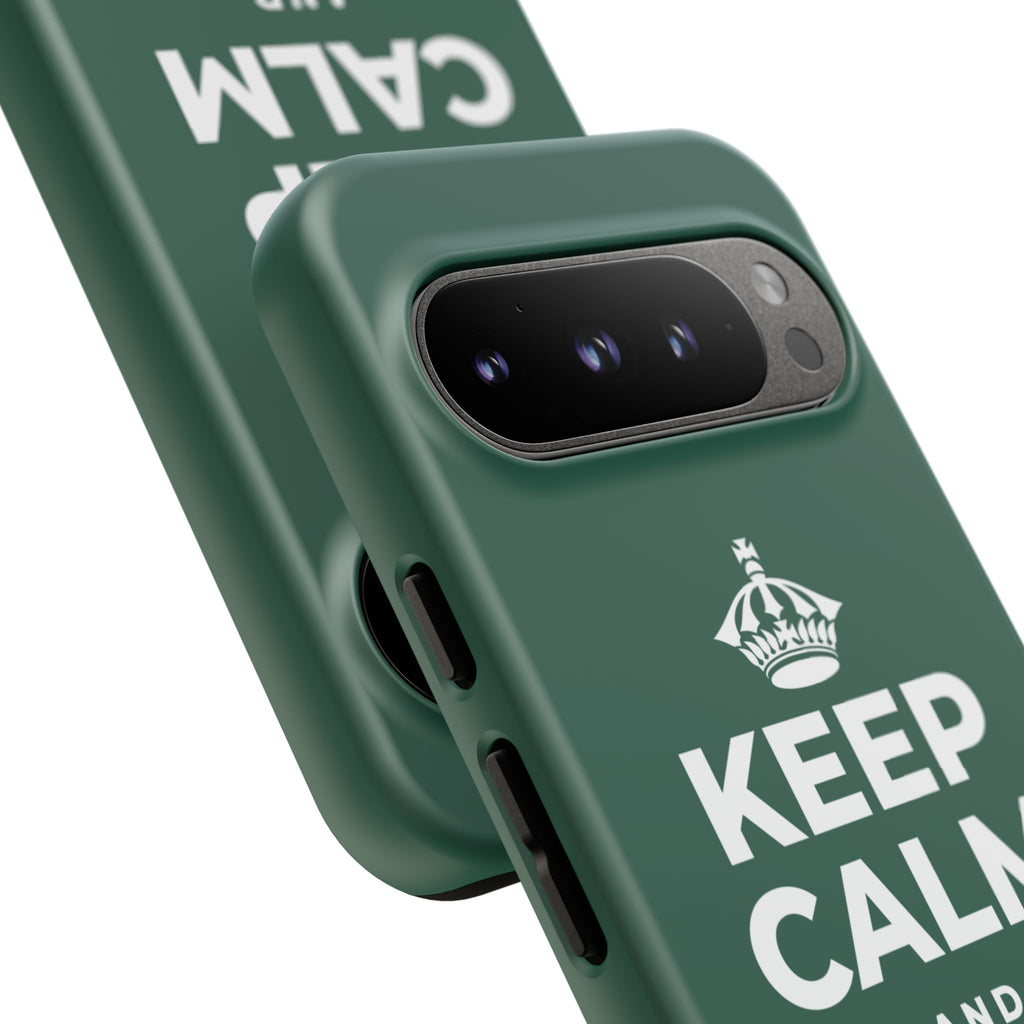 KEEP CALM AND BREATHE Phone Case