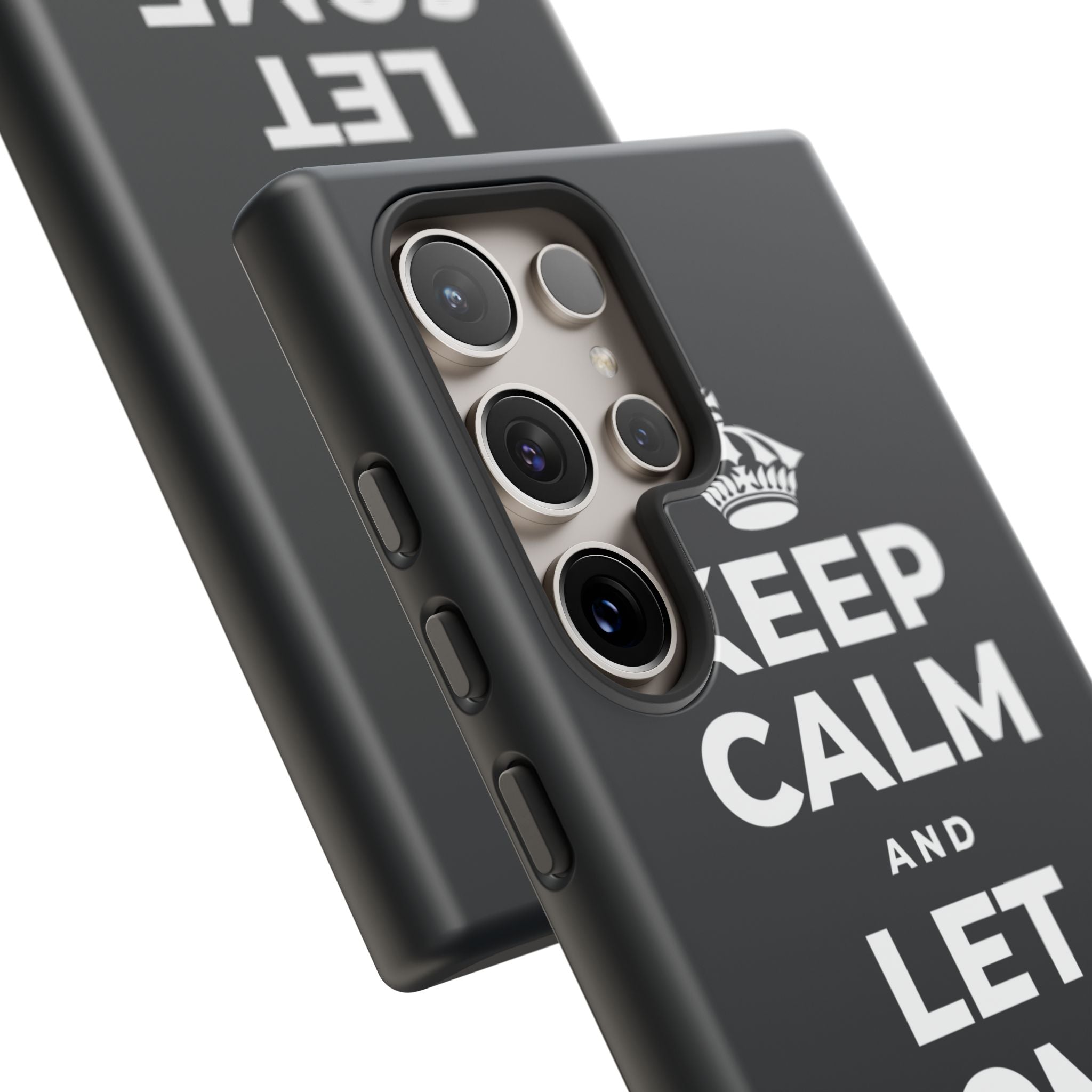 KEEP CALM AND LET SOME OF IT GO Phone Case (Dark)