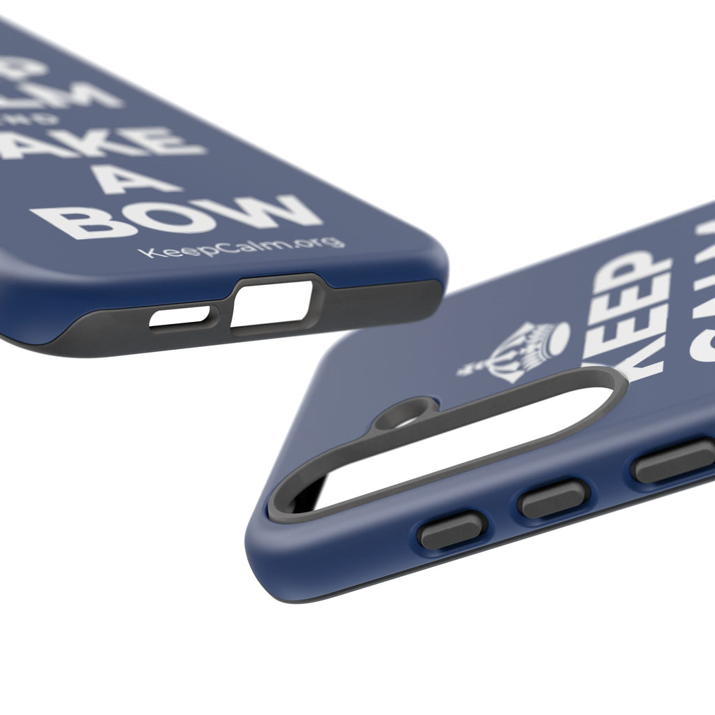 KEEP CALM AND TAKE A BOW Phone Case