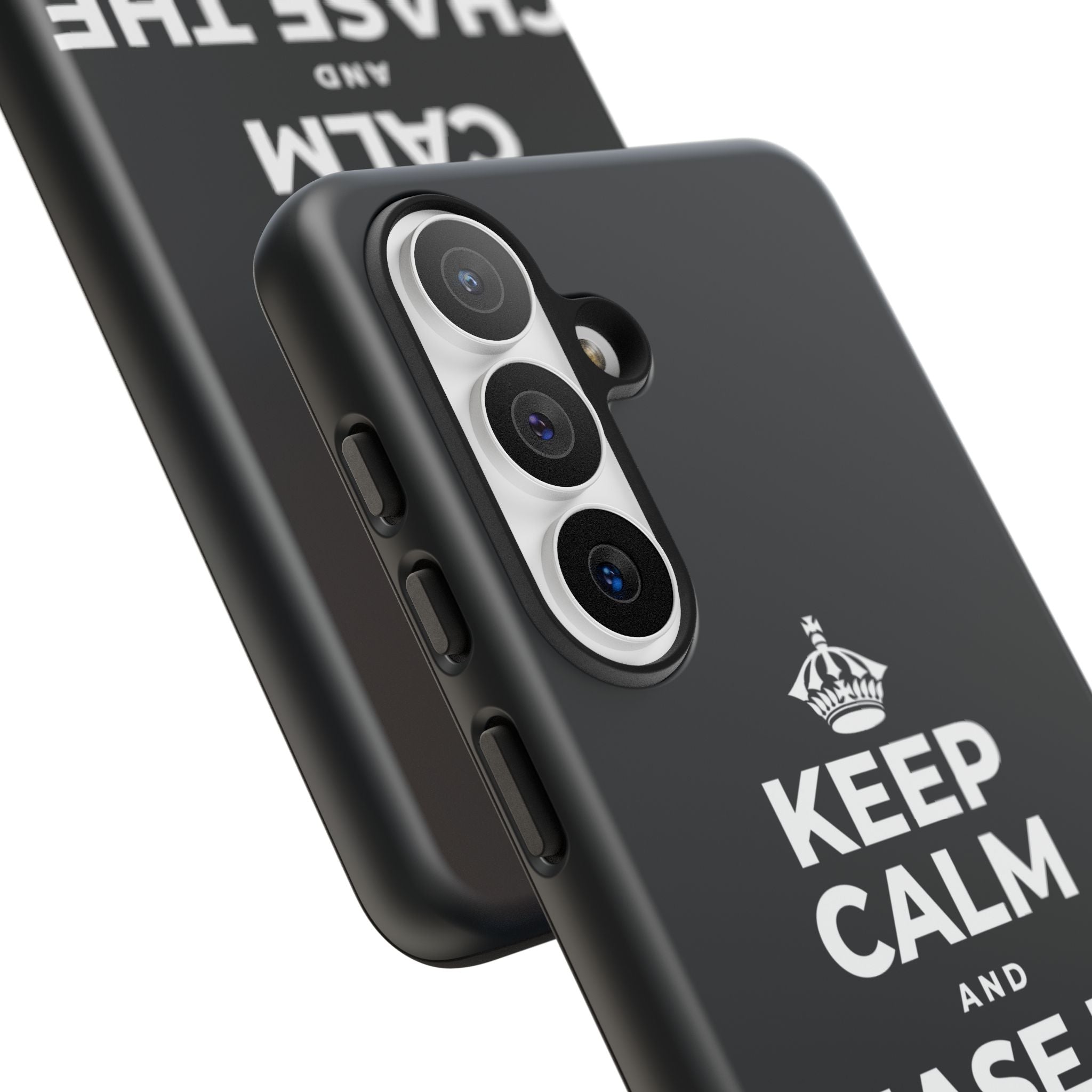 KEEP CALM AND CHASE THE MOONLIGHT Phone Case (Dark)