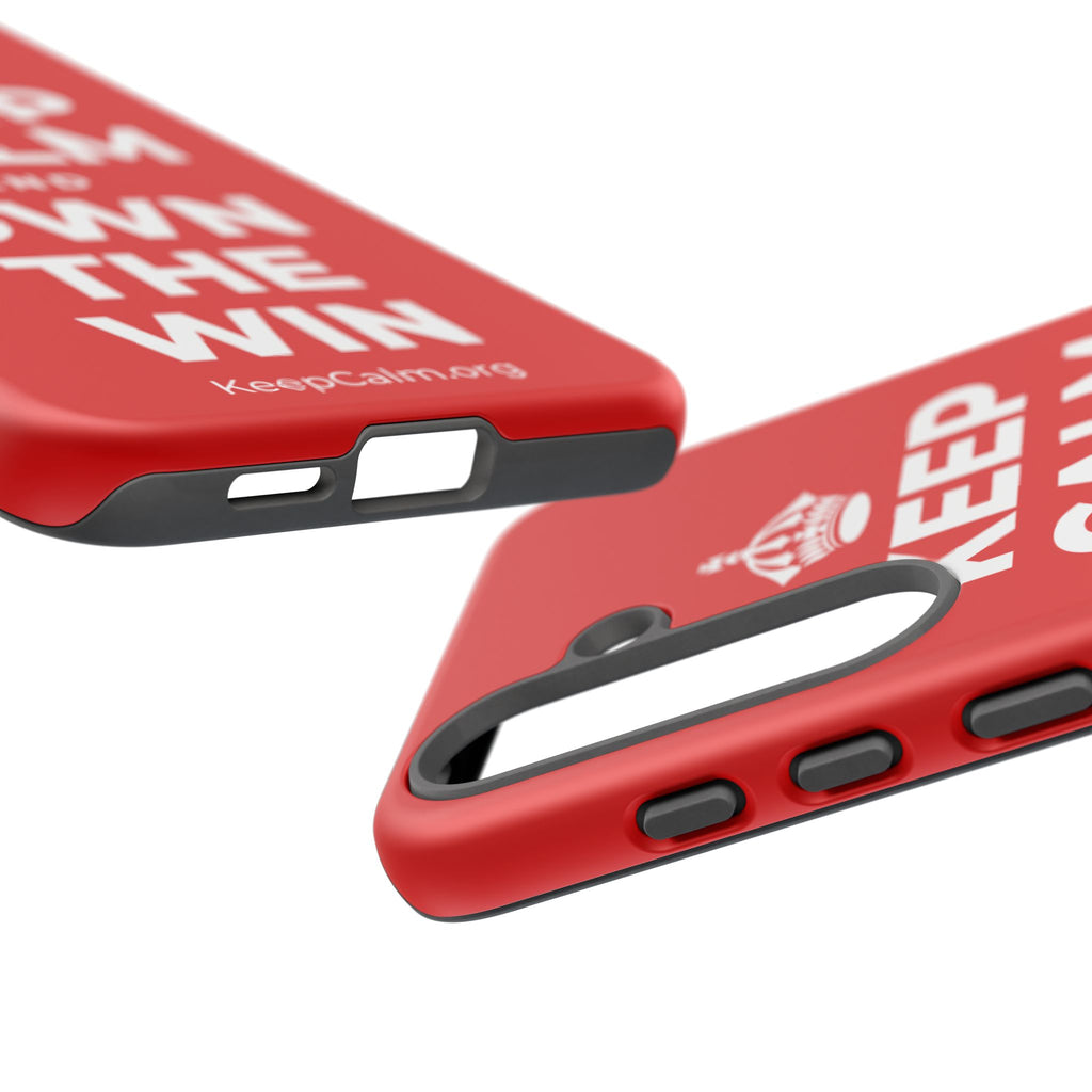 KEEP CALM AND OWN THE WIN Phone Case