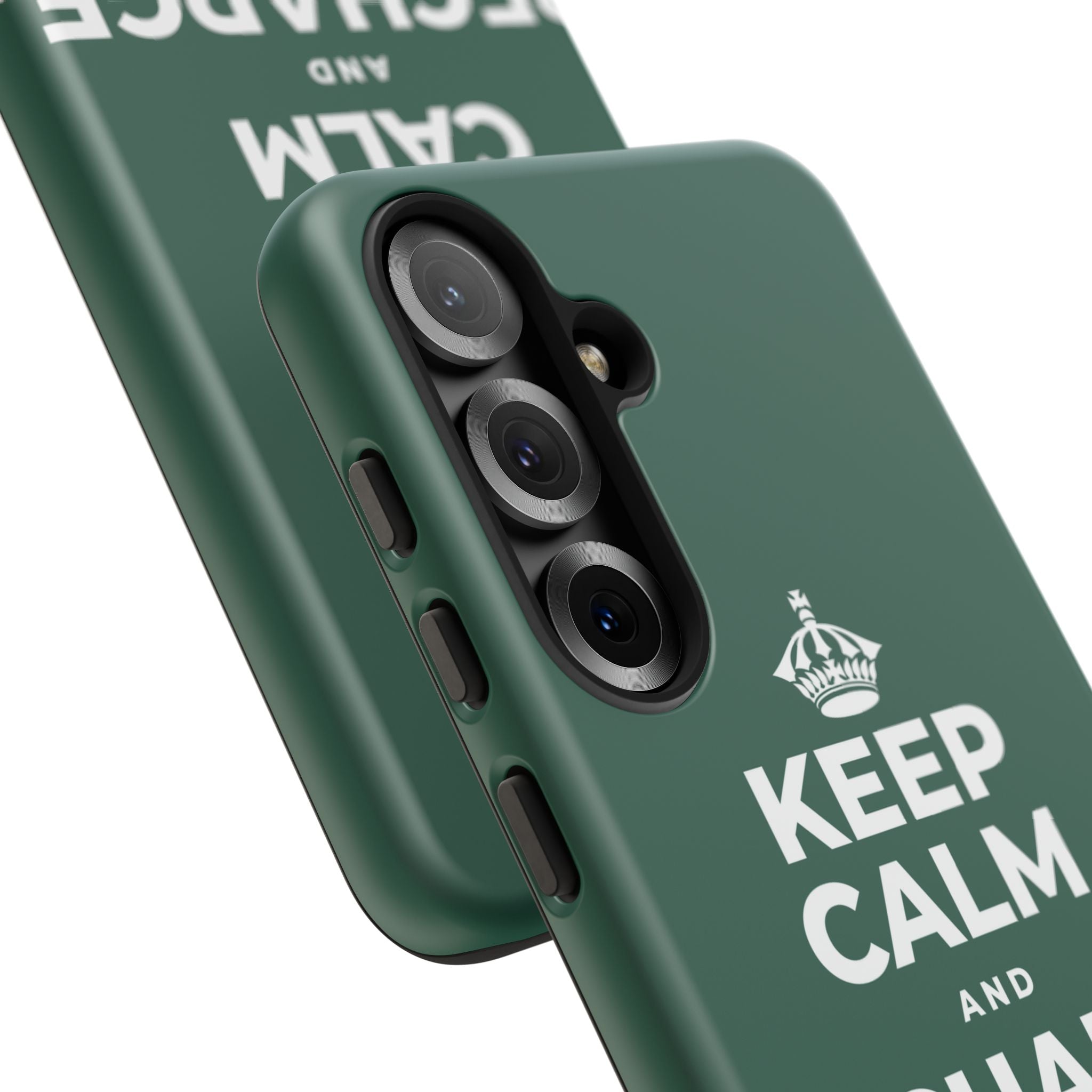 KEEP CALM AND RECHARGE, NO GUILT Phone Case