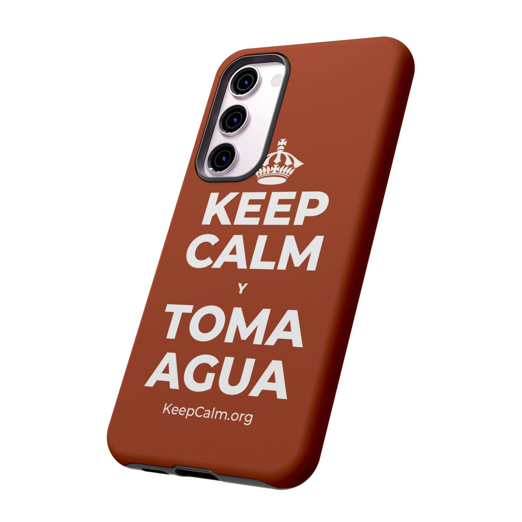 KEEP CALM Y TOMA AGUA Phone Case