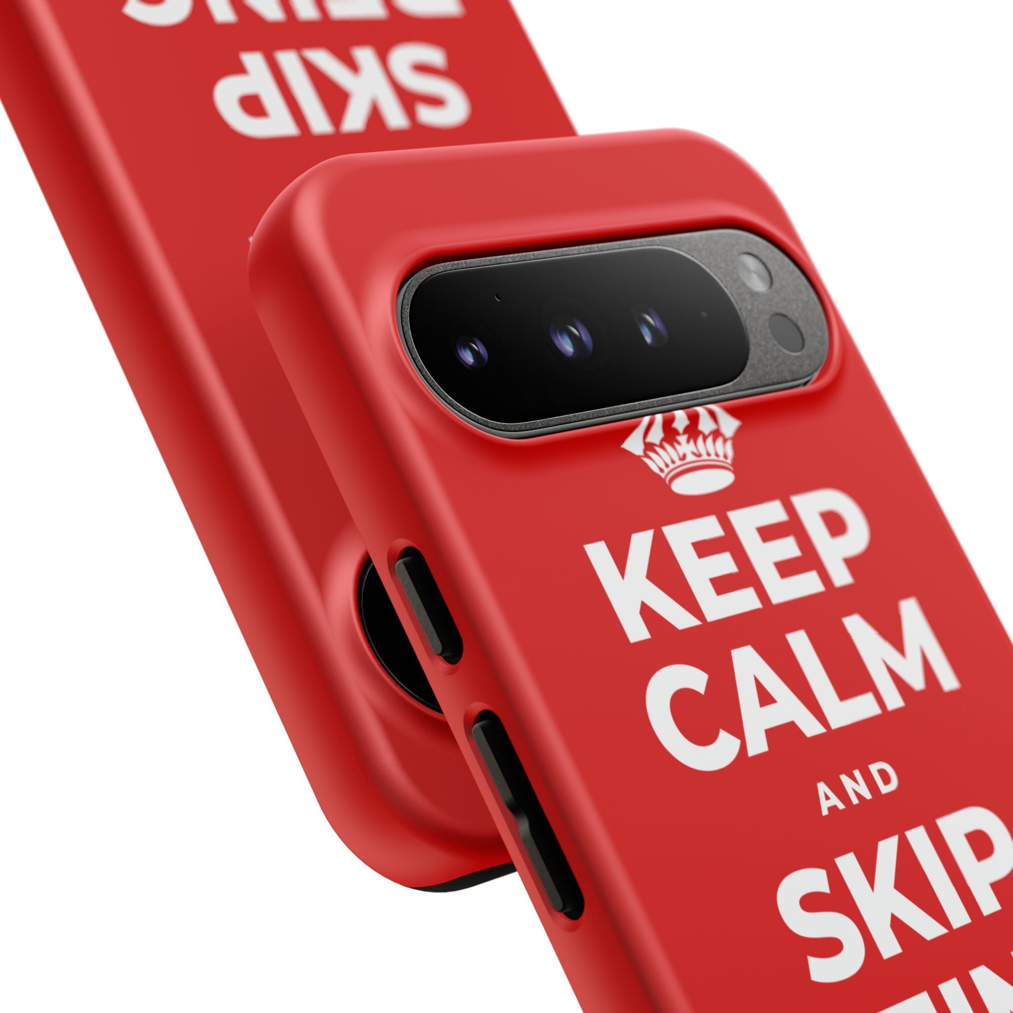 KEEP CALM AND SKIP BEING OKAY TODAY Phone Case