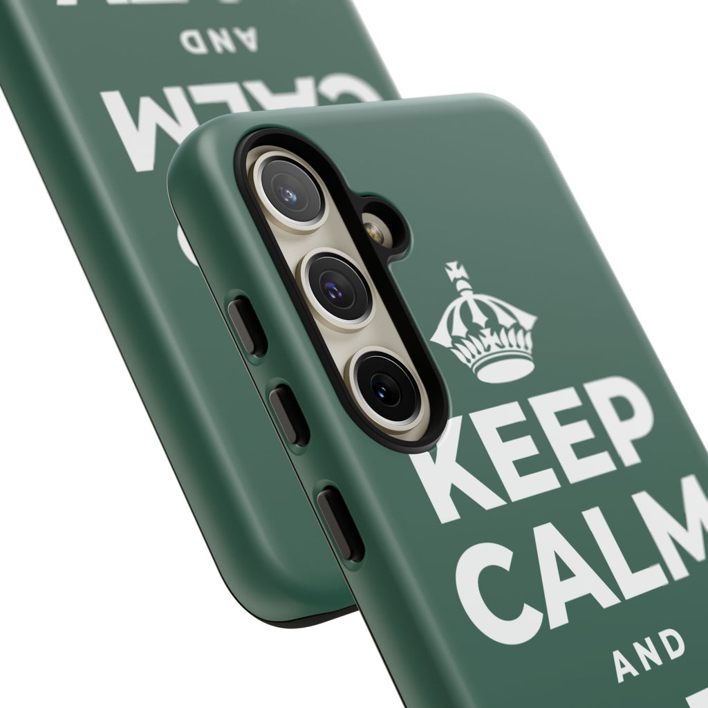 KEEP CALM AND COZY UP Phone Case
