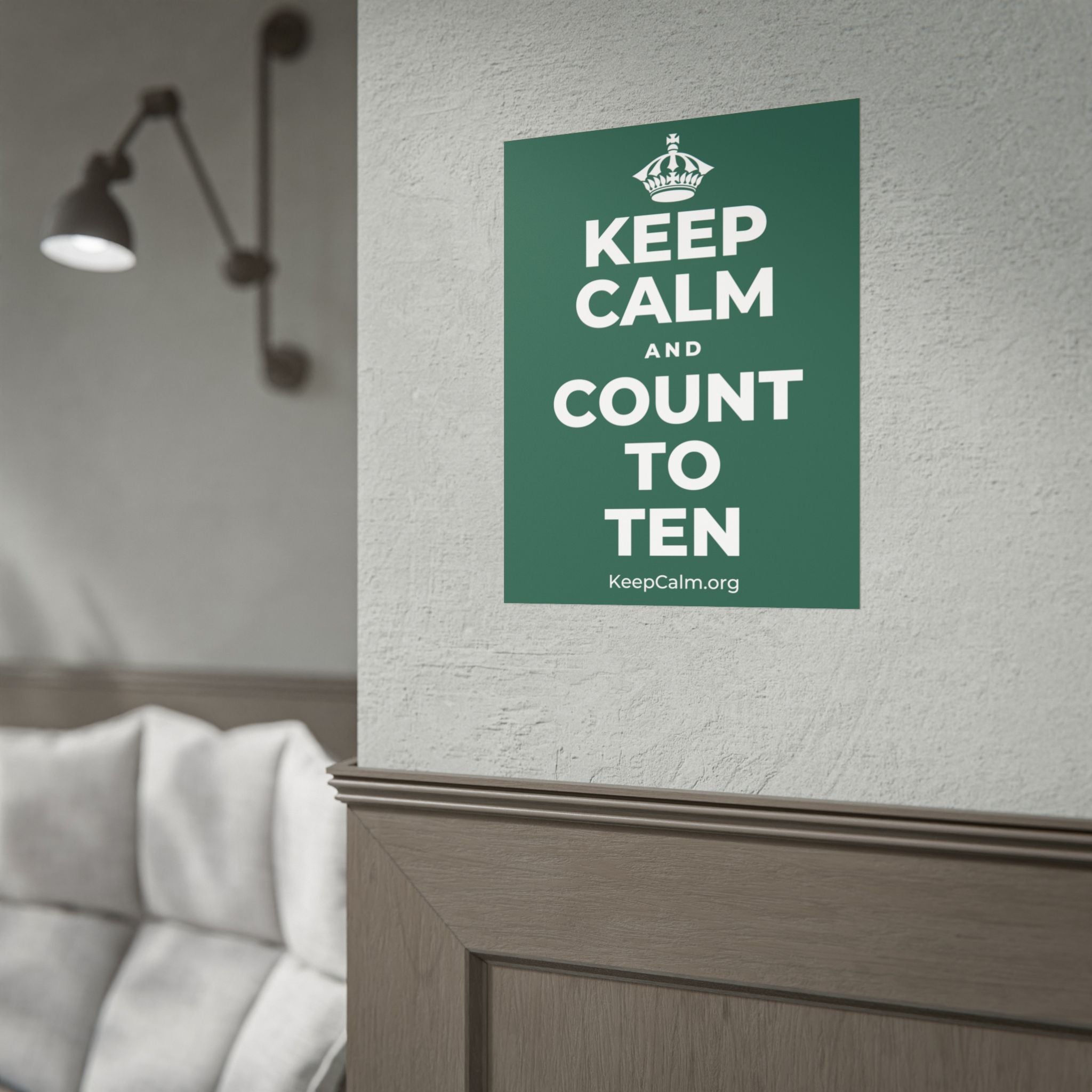 KEEP CALM AND COUNT TO TEN Poster