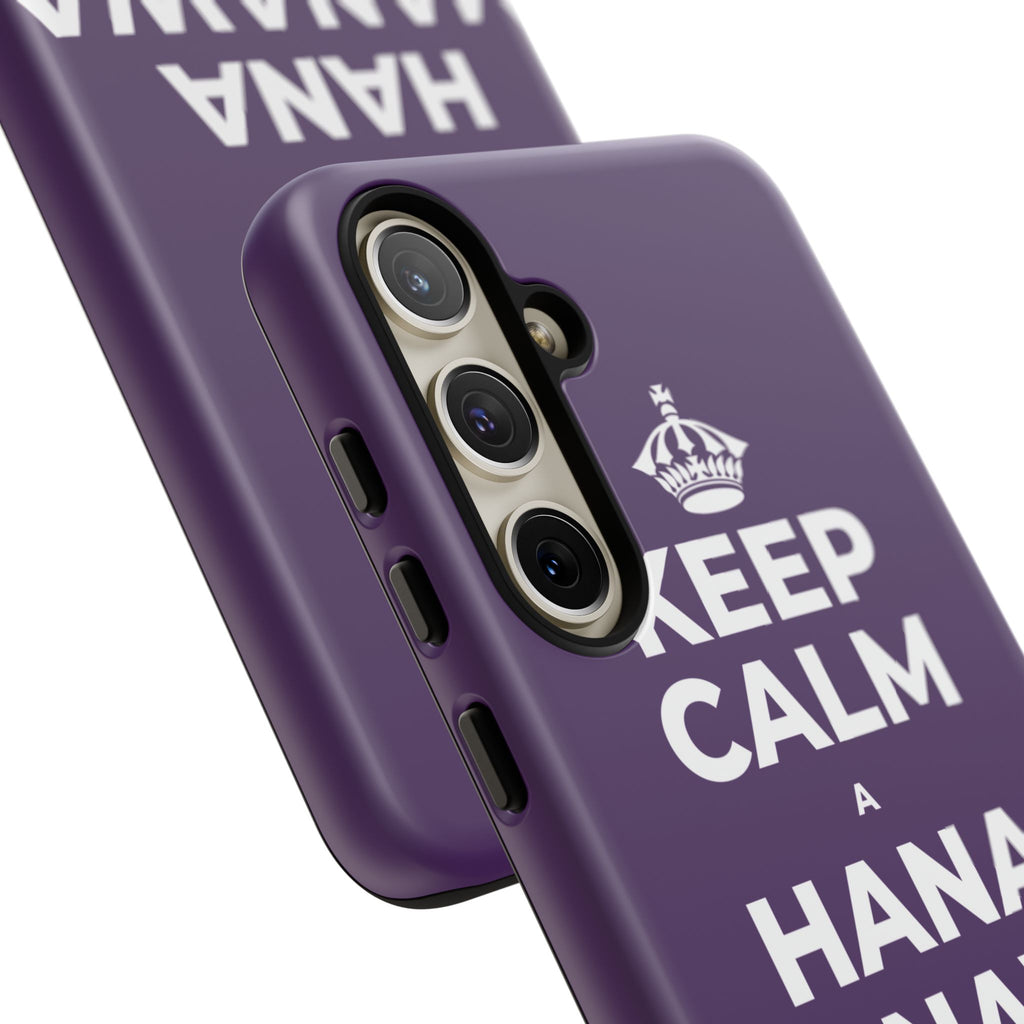 KEEP CALM A HANA MANAWA E PĀʻANI AI Phone Case