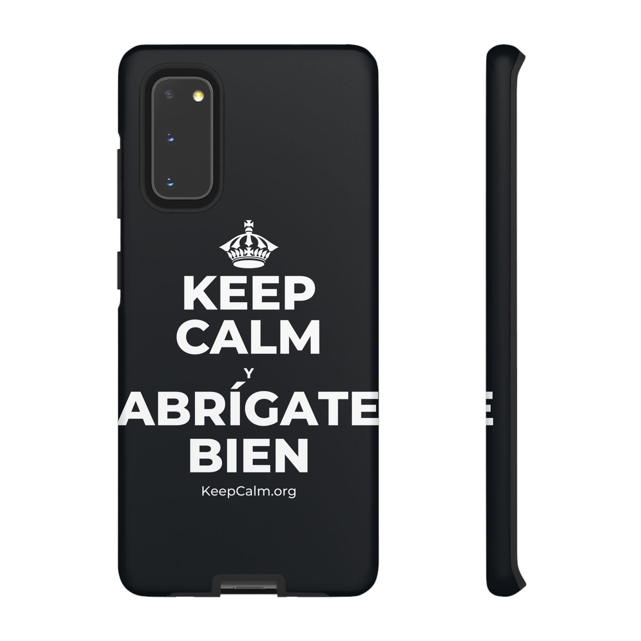 KEEP CALM Y ABRÍGATE BIEN Phone Case (Dark)