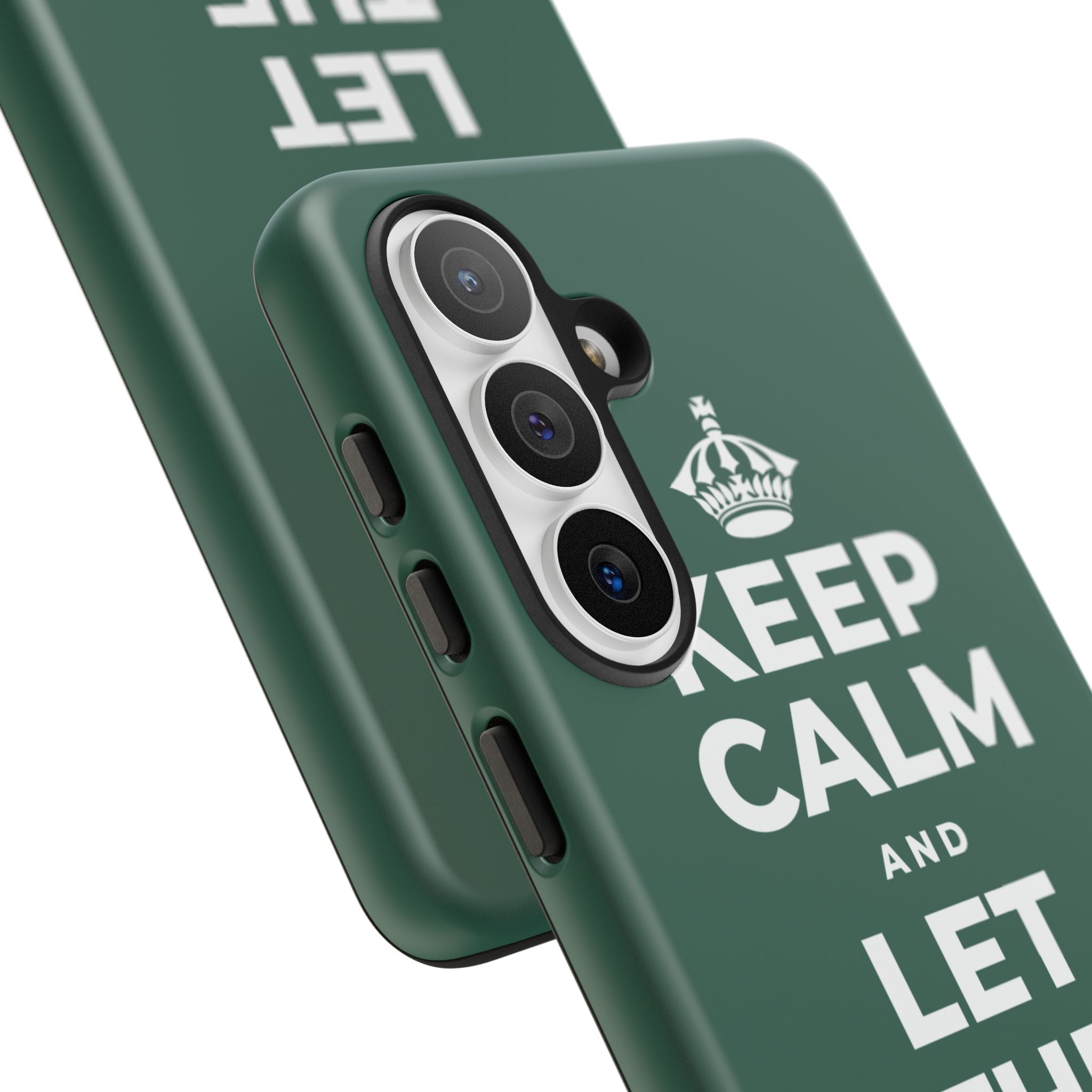 KEEP CALM AND LET THE SMILE OUT Phone Case