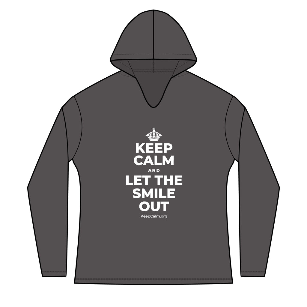 KEEP CALM AND LET THE SMILE OUT Women's Long Sleeve Hoodie