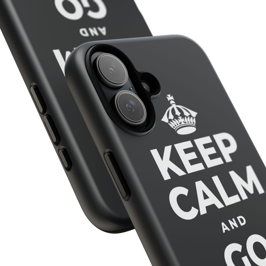KEEP CALM AND GO FOR A WALK Phone Case (Dark)