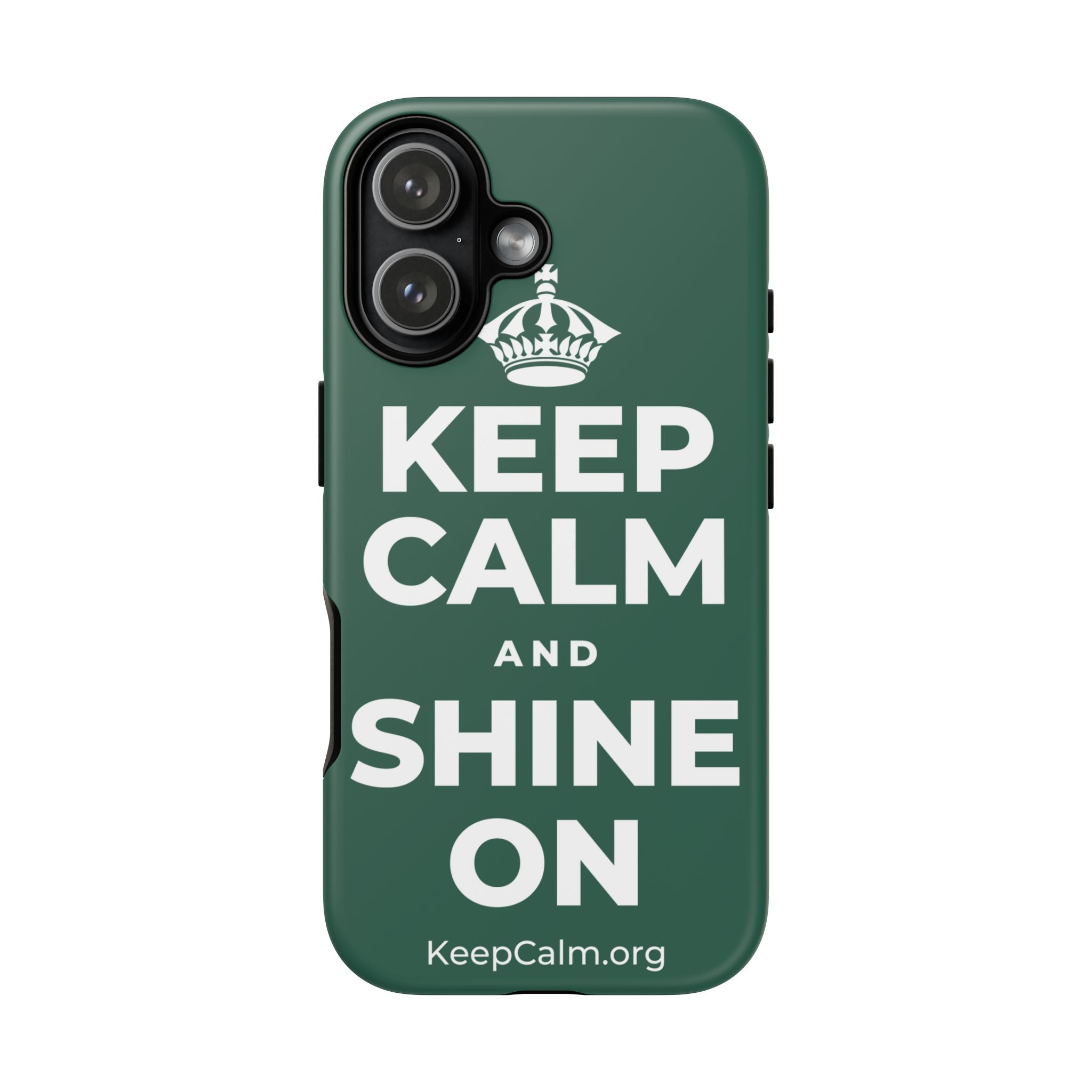 KEEP CALM AND SHINE ON Phone Case