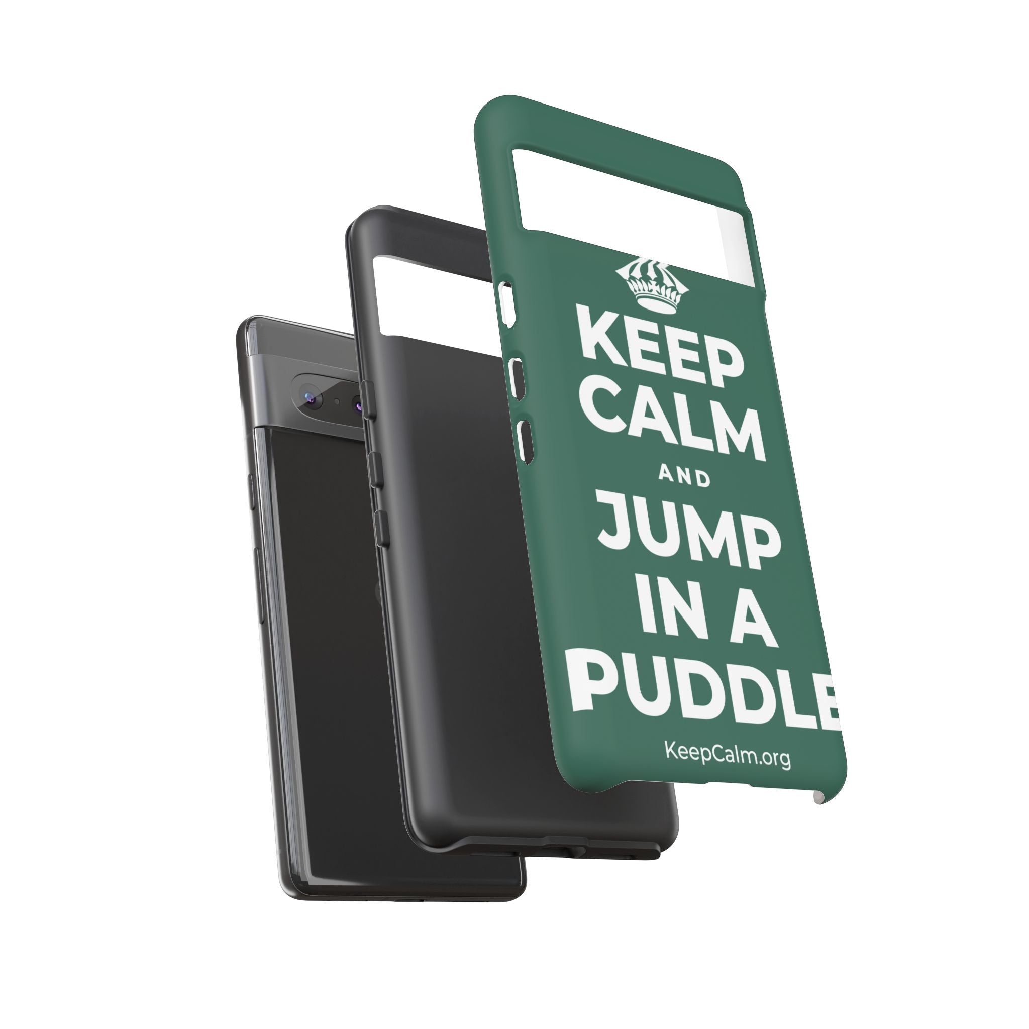 KEEP CALM AND JUMP IN A PUDDLE Phone Case