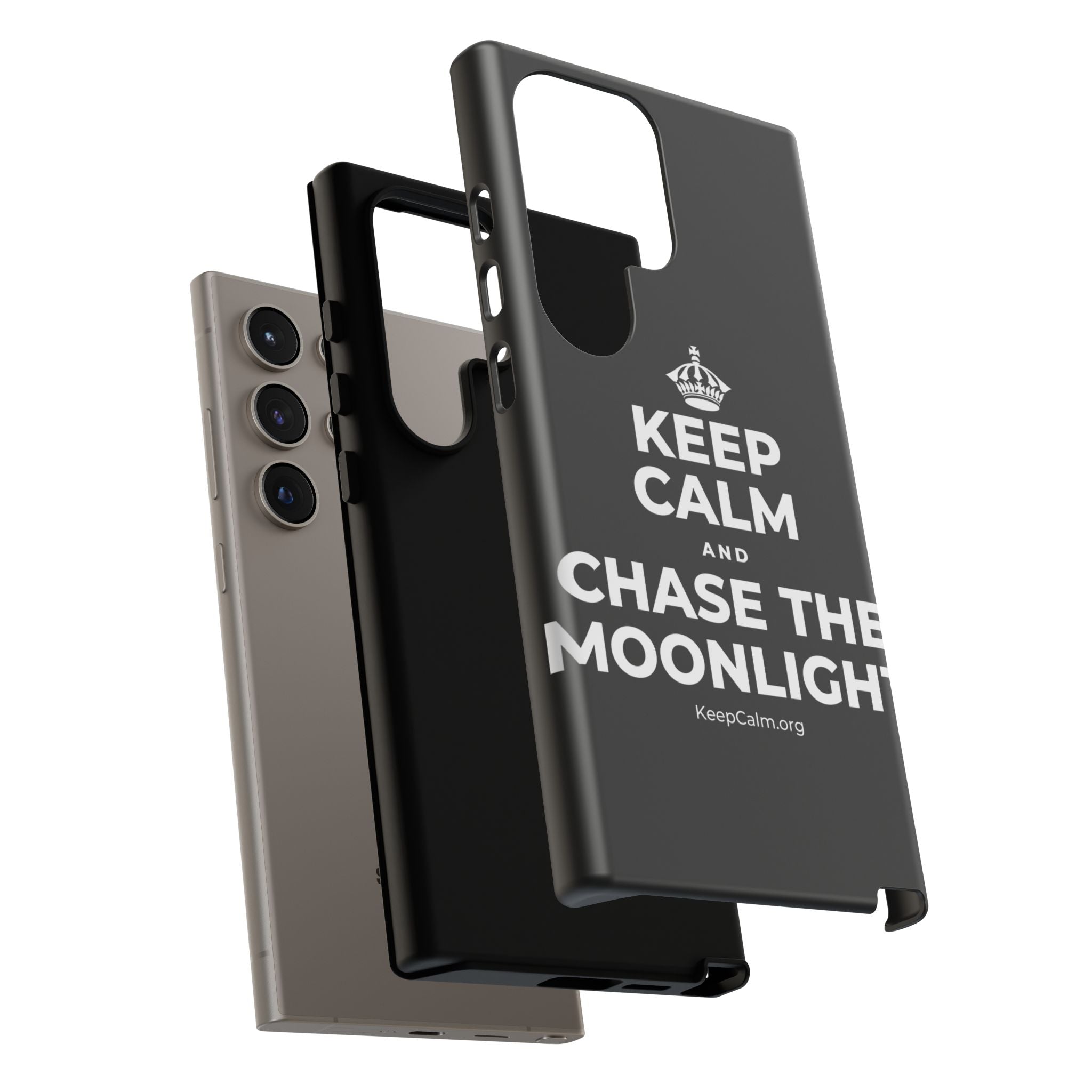 KEEP CALM AND CHASE THE MOONLIGHT Phone Case