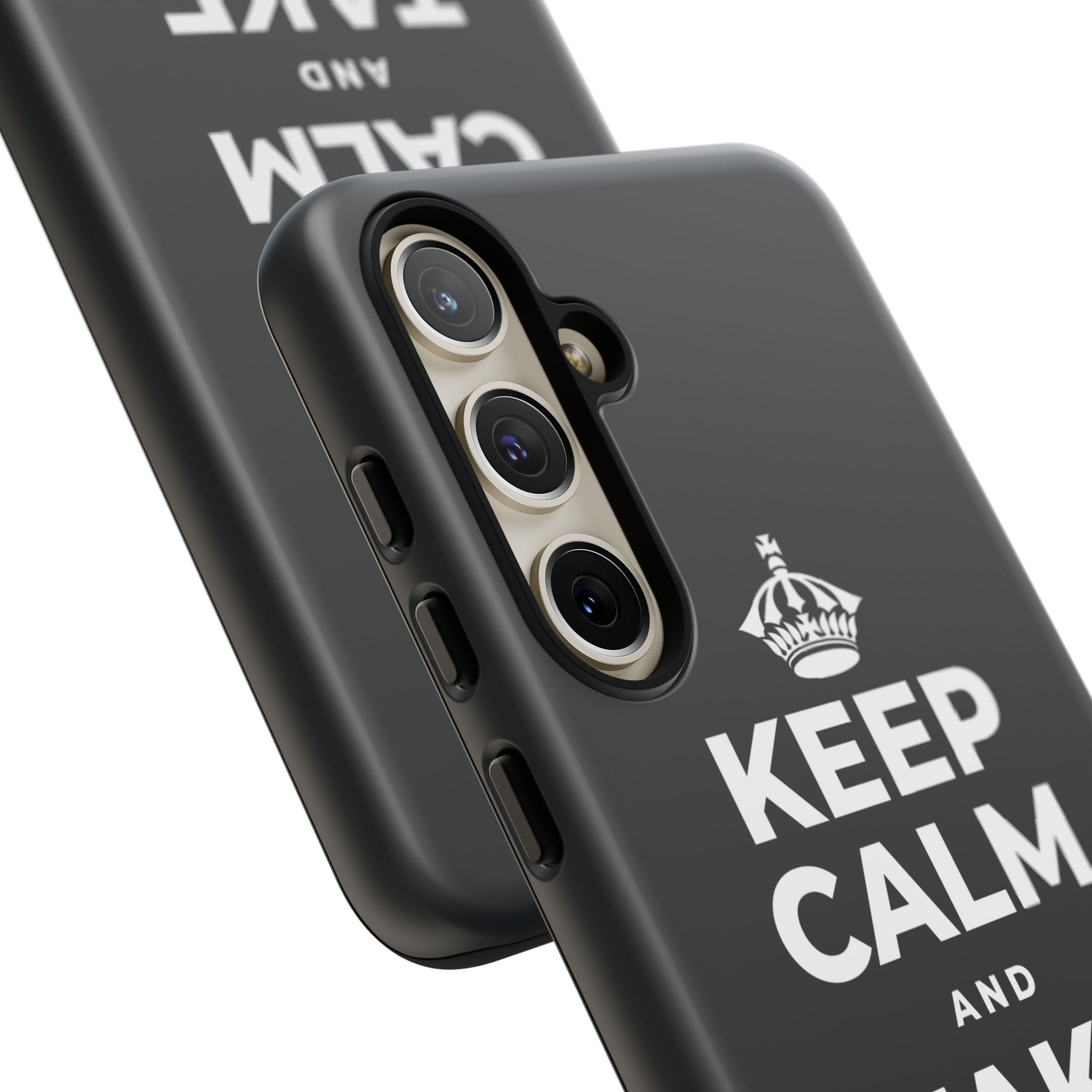 KEEP CALM AND TAKE THE LEAP Phone Case (Dark)