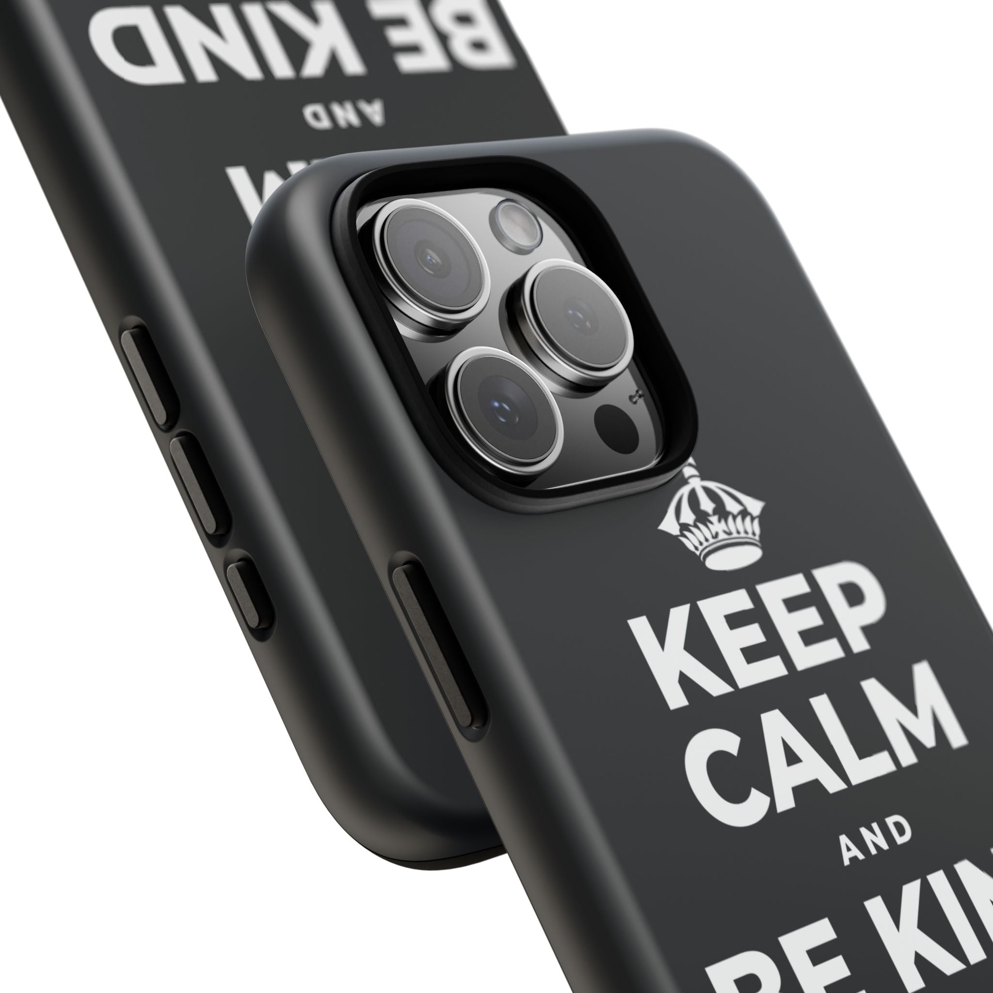 KEEP CALM AND BE KIND TO YOURSELF Phone Case (Dark)