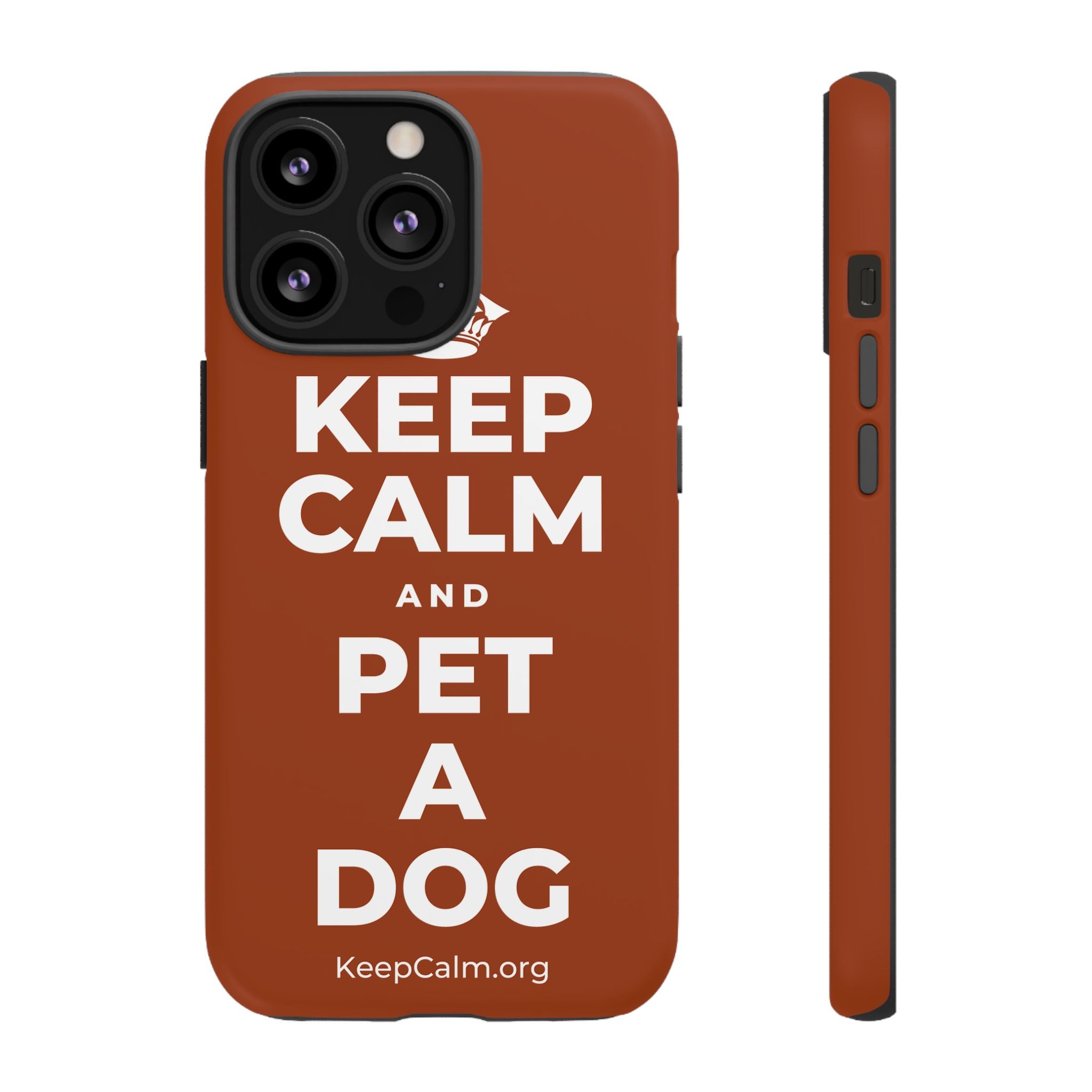 KEEP CALM AND PET A DOG Phone Case