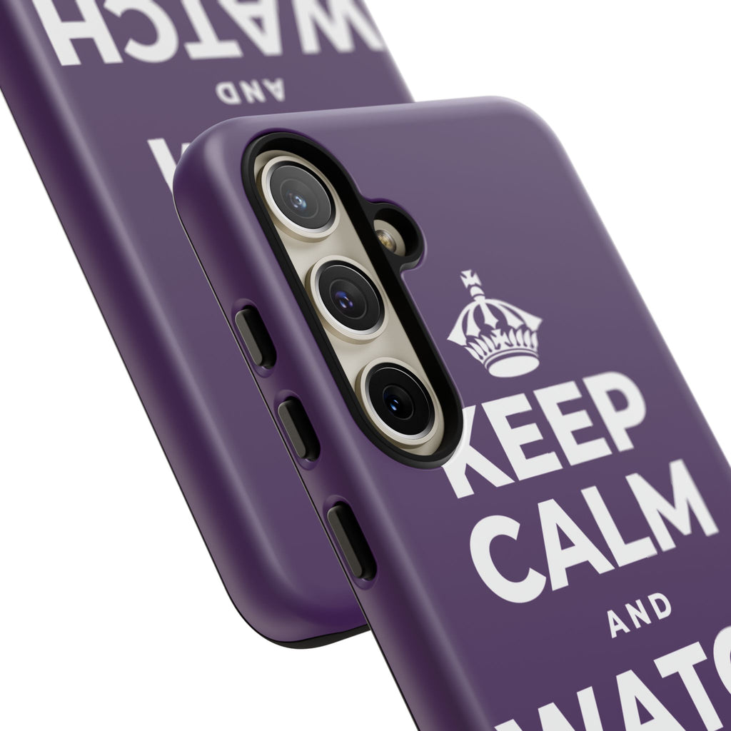 KEEP CALM AND WATCH THE CLOUDS Phone Case