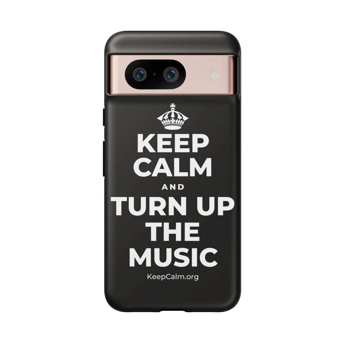 KEEP CALM AND TURN UP THE MUSIC Phone Case