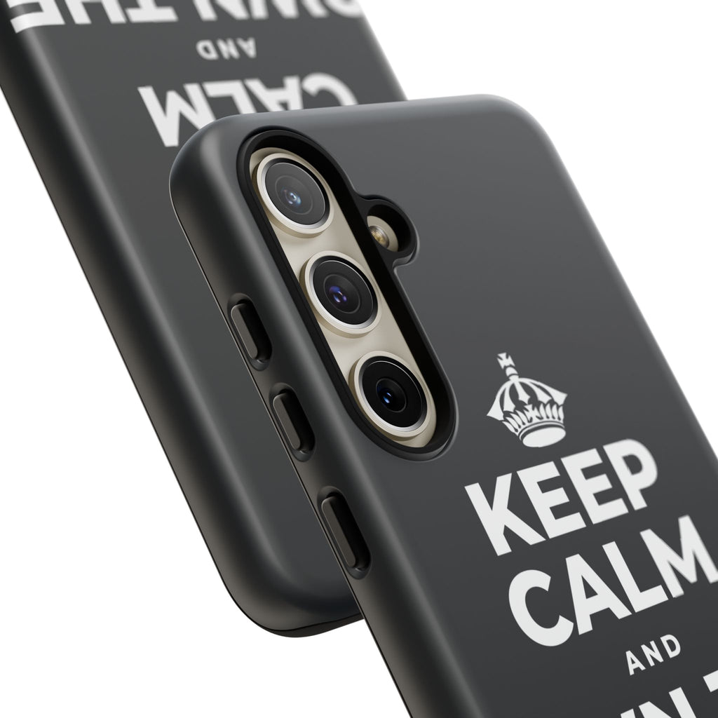 KEEP CALM AND OWN THE NIGHT Phone Case (Dark)