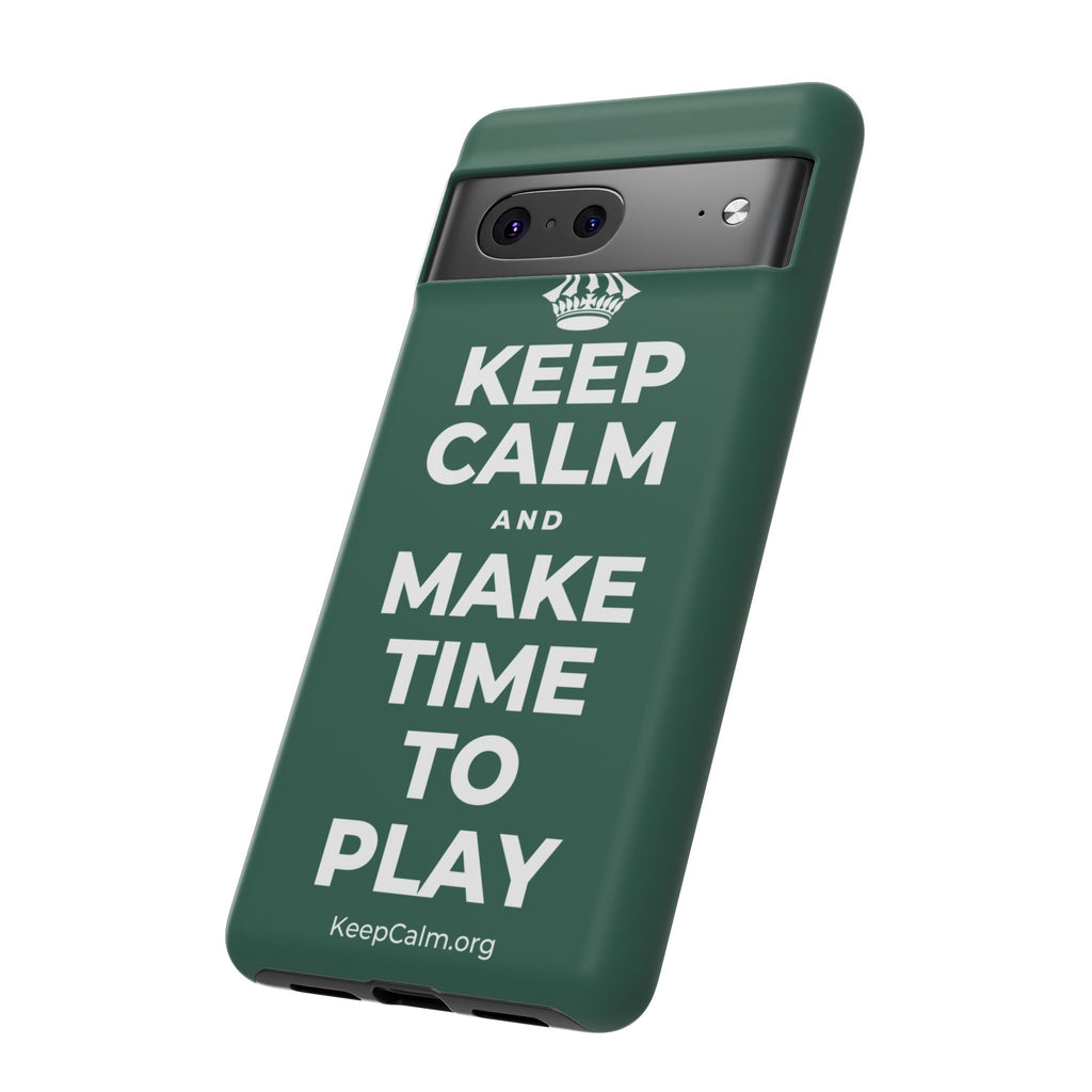 KEEP CALM AND MAKE TIME TO PLAY Phone Case