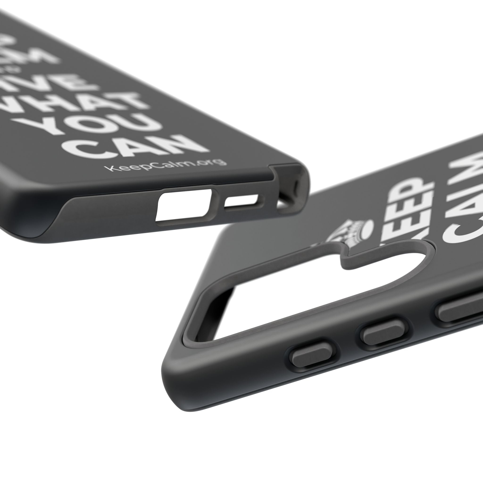 KEEP CALM AND GIVE WHAT YOU CAN Phone Case (Dark)