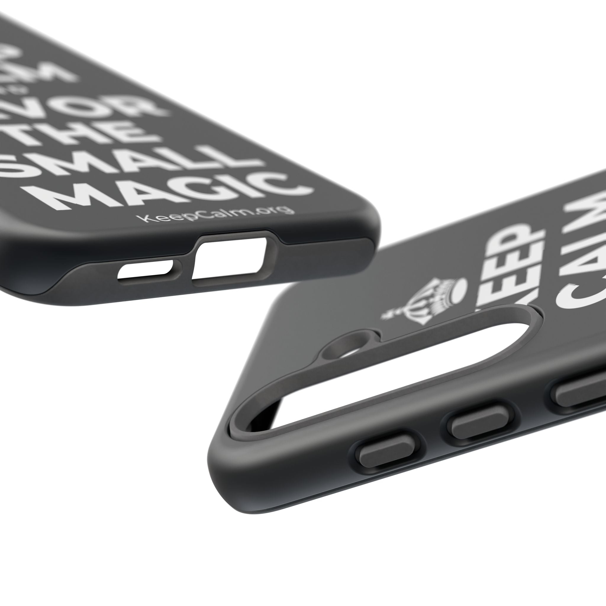 KEEP CALM AND SAVOR THE SMALL MAGIC Phone Case (Dark)