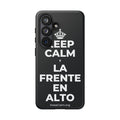 KEEP CALM Y LA FRENTE EN ALTO Phone Case (Dark)