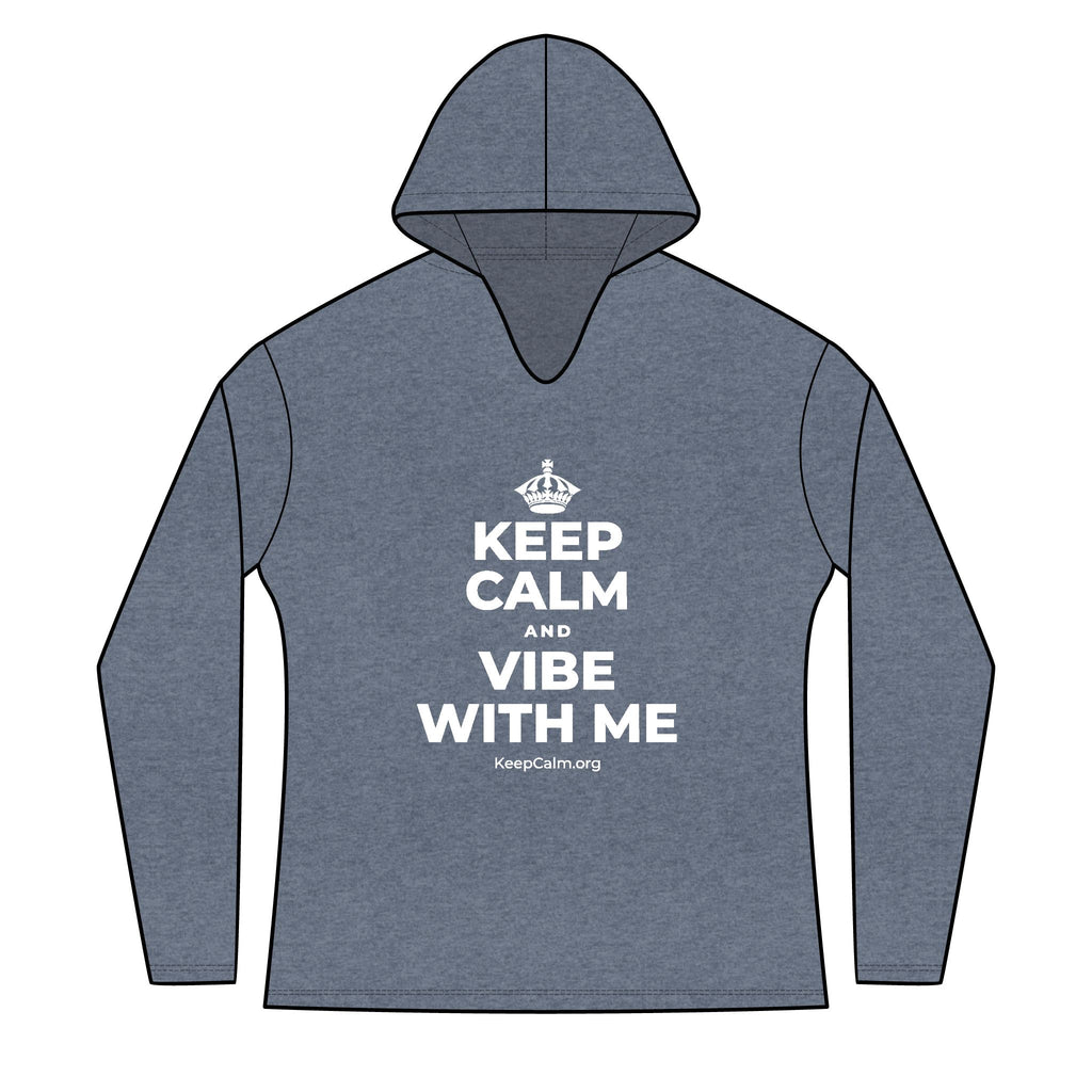 KEEP CALM AND VIBE WITH ME Women's Long Sleeve Hoodie