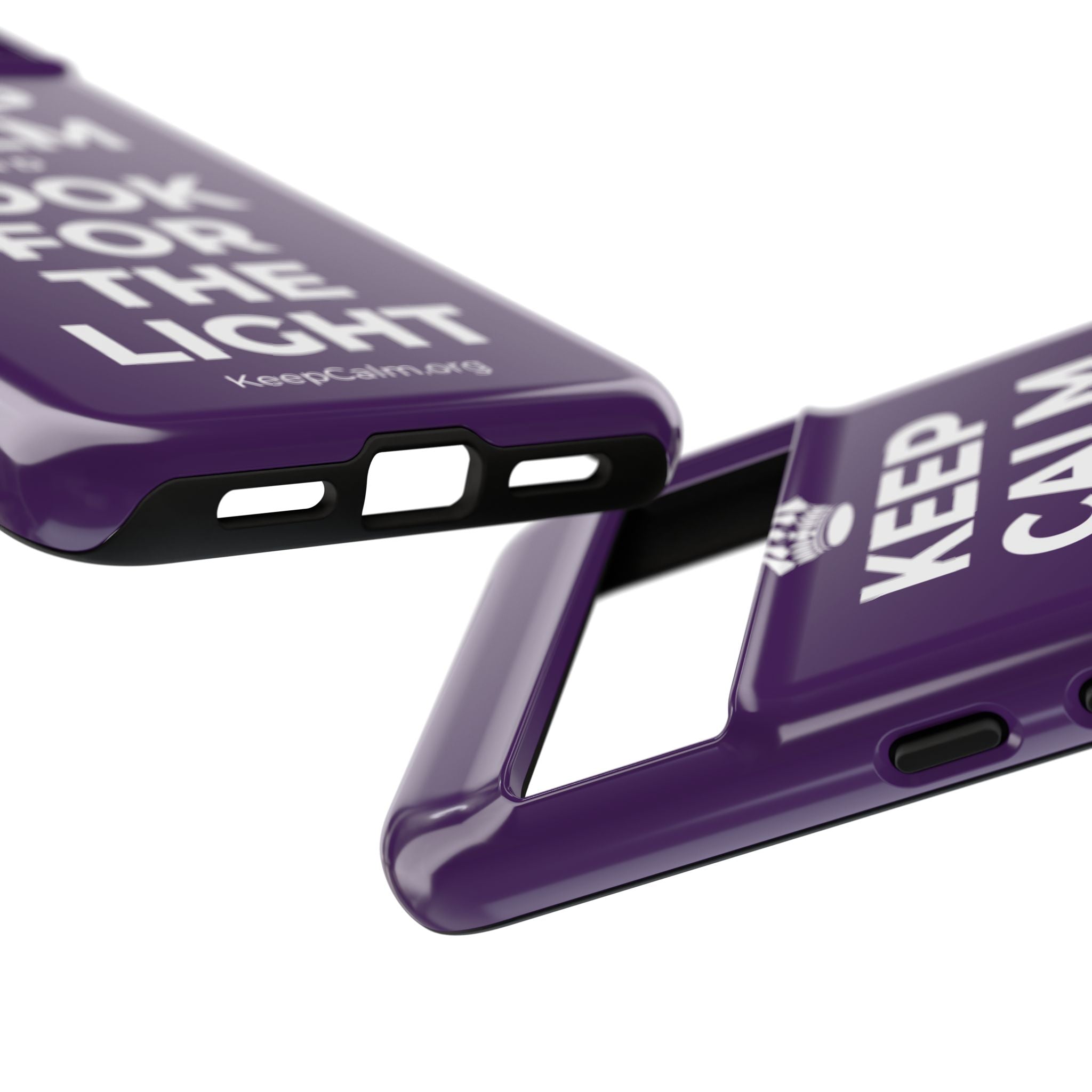 KEEP CALM AND LOOK FOR THE LIGHT Phone Case