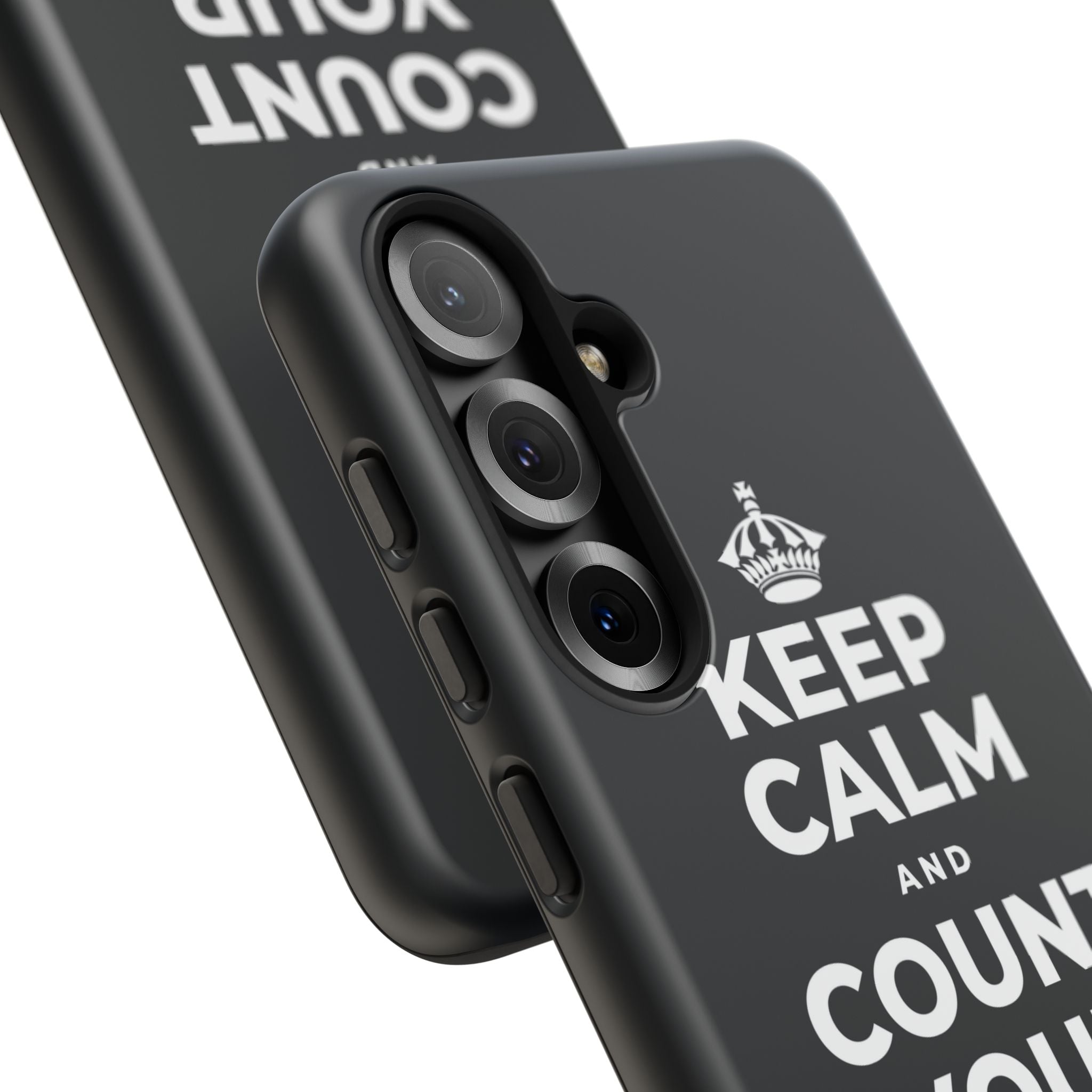 KEEP CALM AND COUNT YOUR SLOW BREATHS Phone Case (Dark)