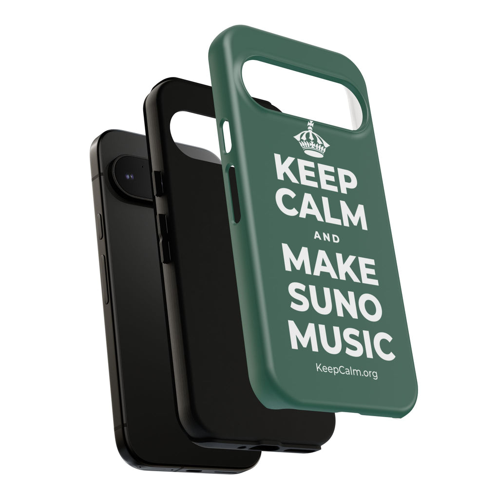 KEEP CALM AND MAKE SUNO MUSIC Phone Case