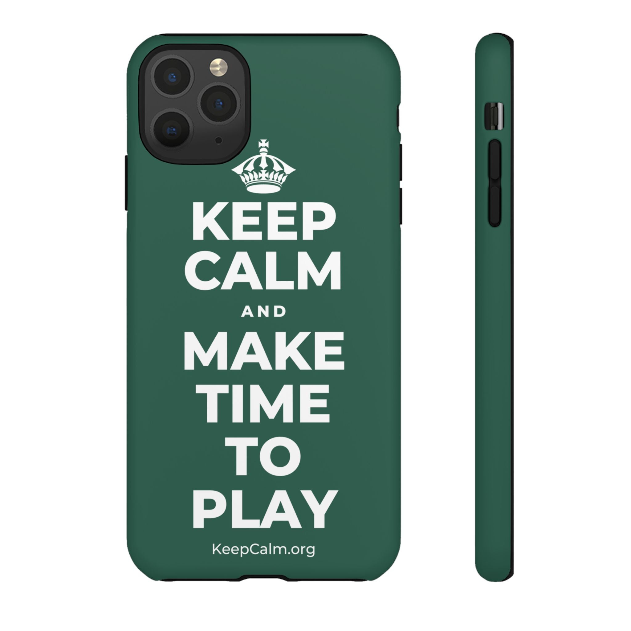 KEEP CALM AND MAKE TIME TO PLAY Phone Case