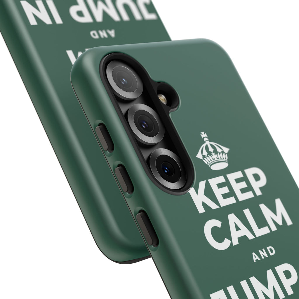KEEP CALM AND JUMP IN A PUDDLE Phone Case