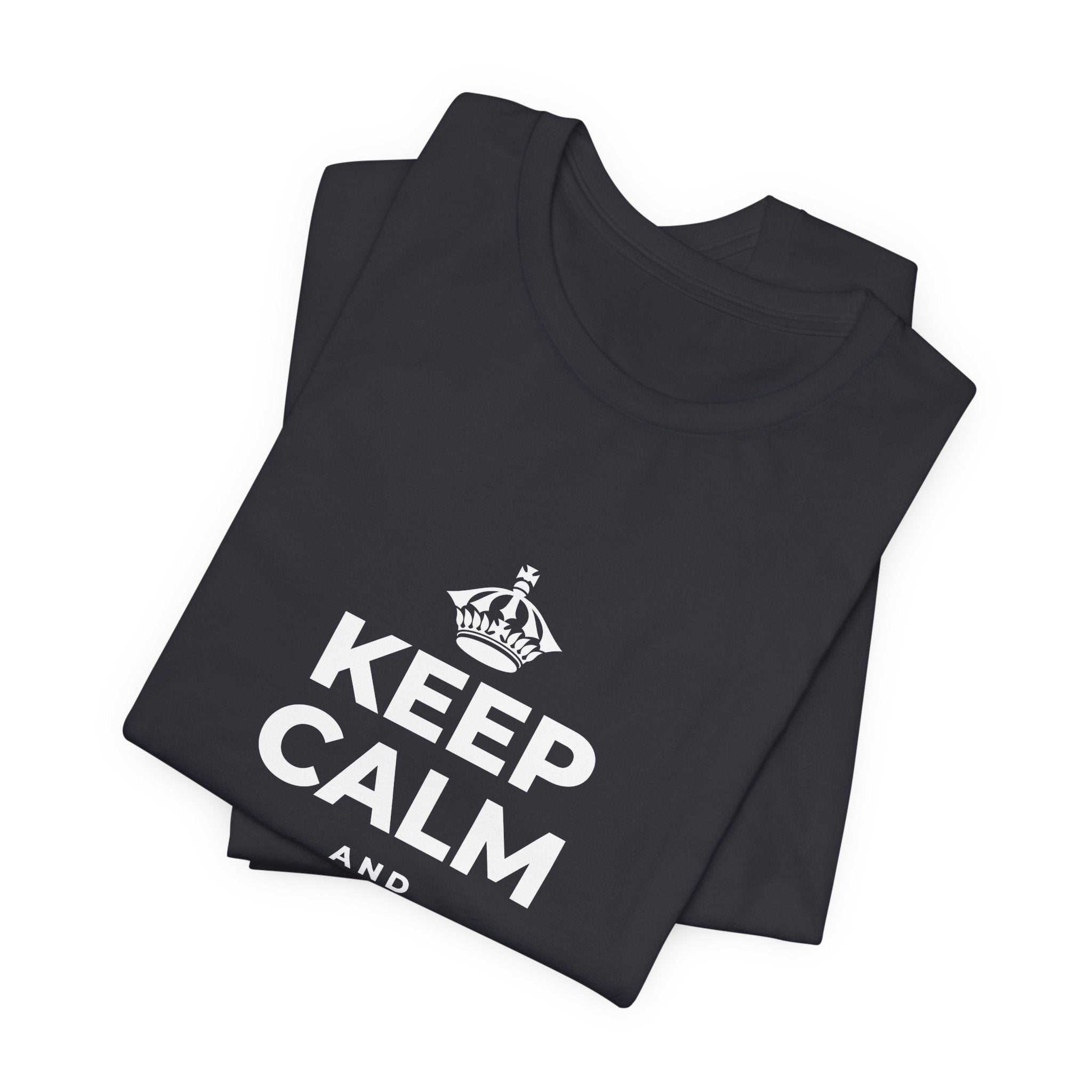 KEEP CALM AND DO WHAT FILLS YOU T-Shirt (Baby Blue–Silver)
