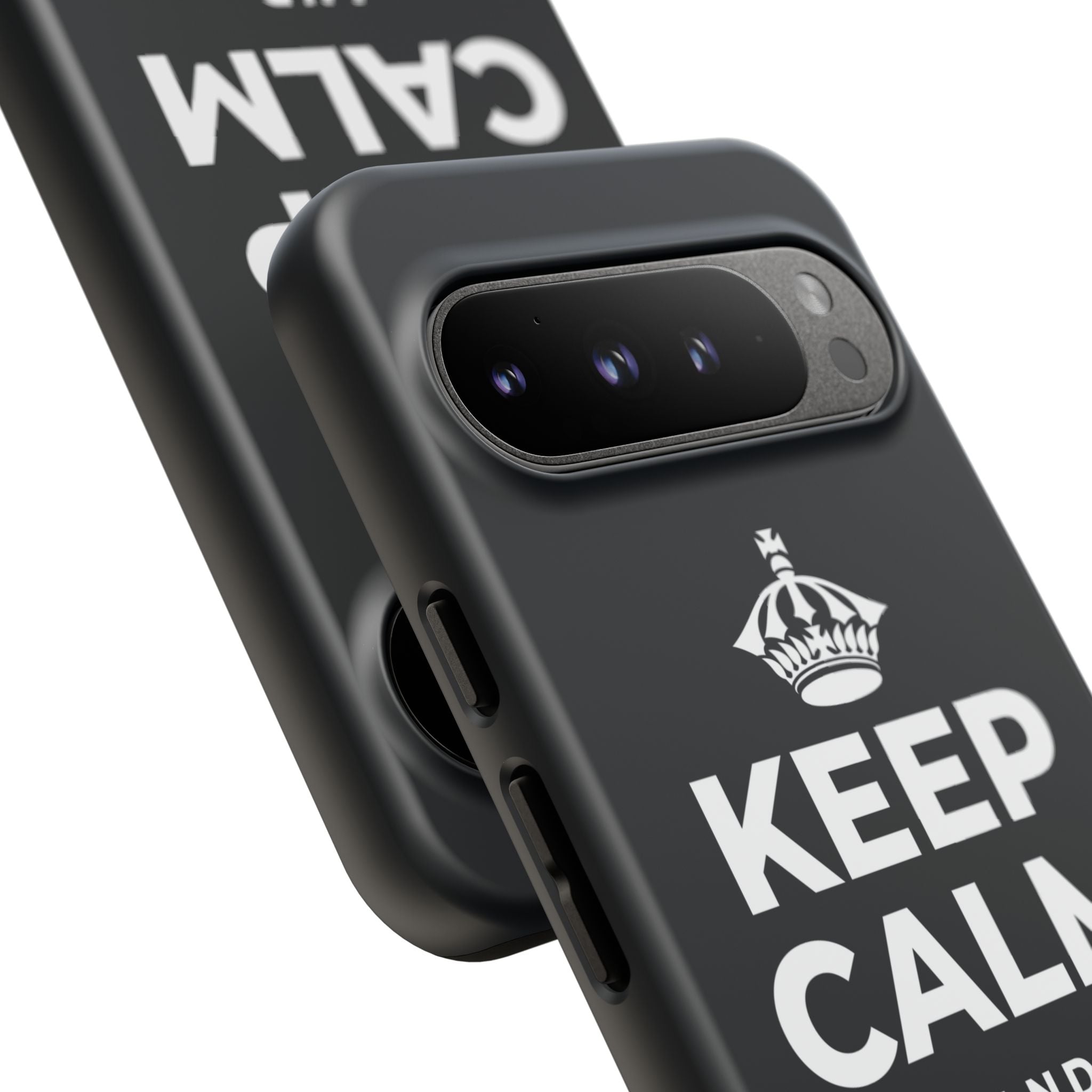 KEEP CALM AND LOCK IN Phone Case (Dark)