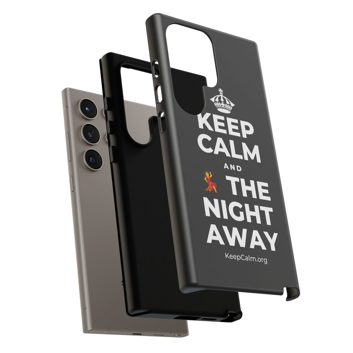KEEP CALM AND 💃 THE NIGHT AWAY Phone Case