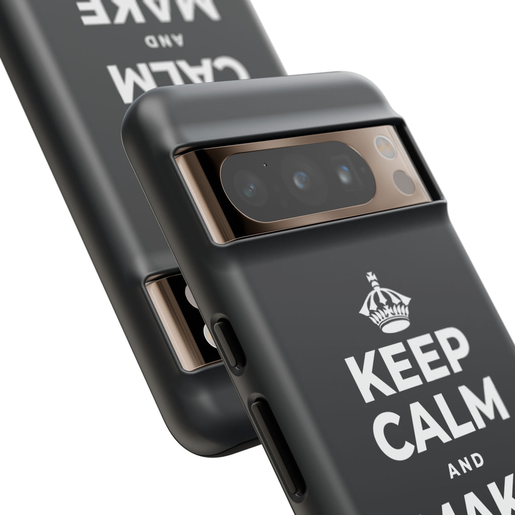KEEP CALM AND MAKE MEMORIES Phone Case (Dark)