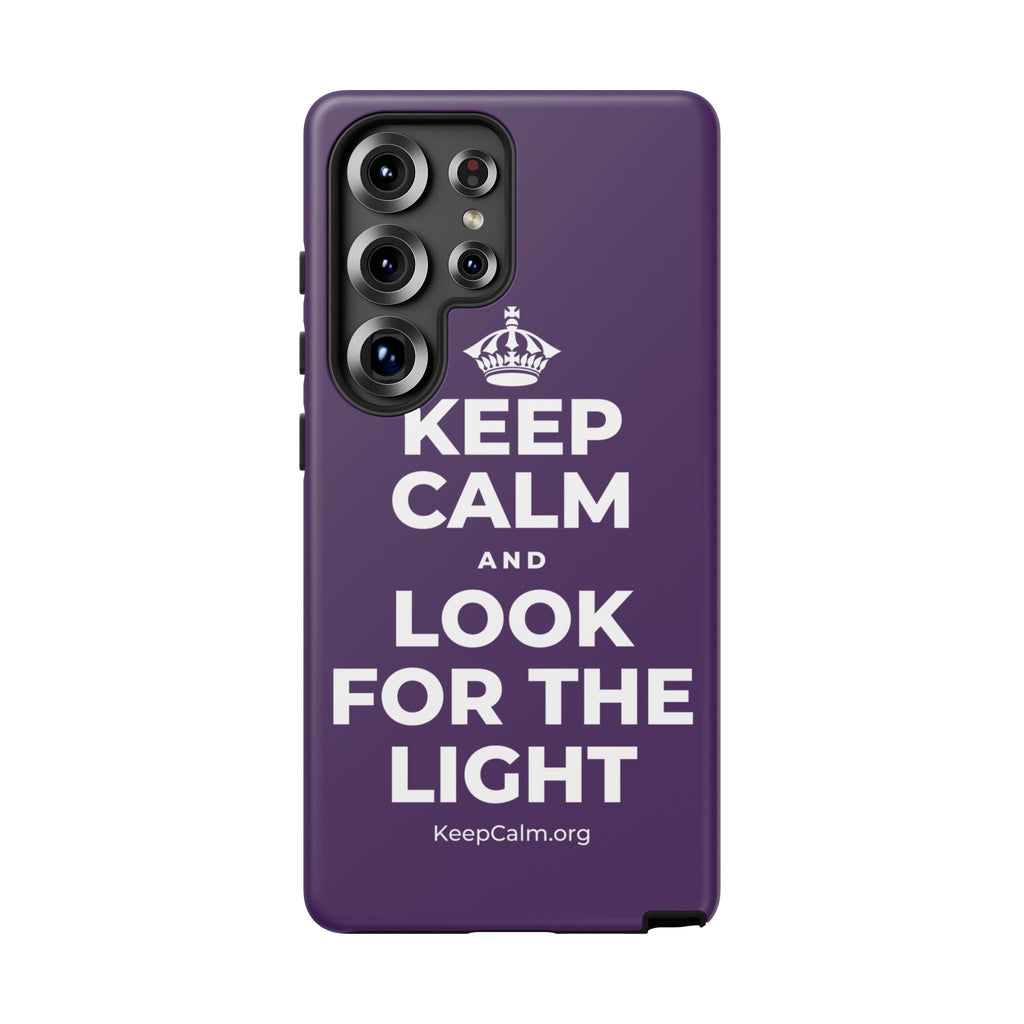 KEEP CALM AND LOOK FOR THE LIGHT Phone Case