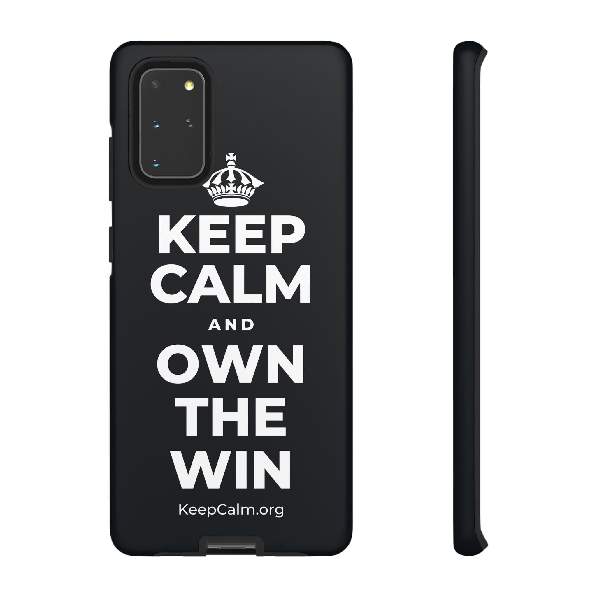 KEEP CALM AND OWN THE WIN Phone Case (Dark)